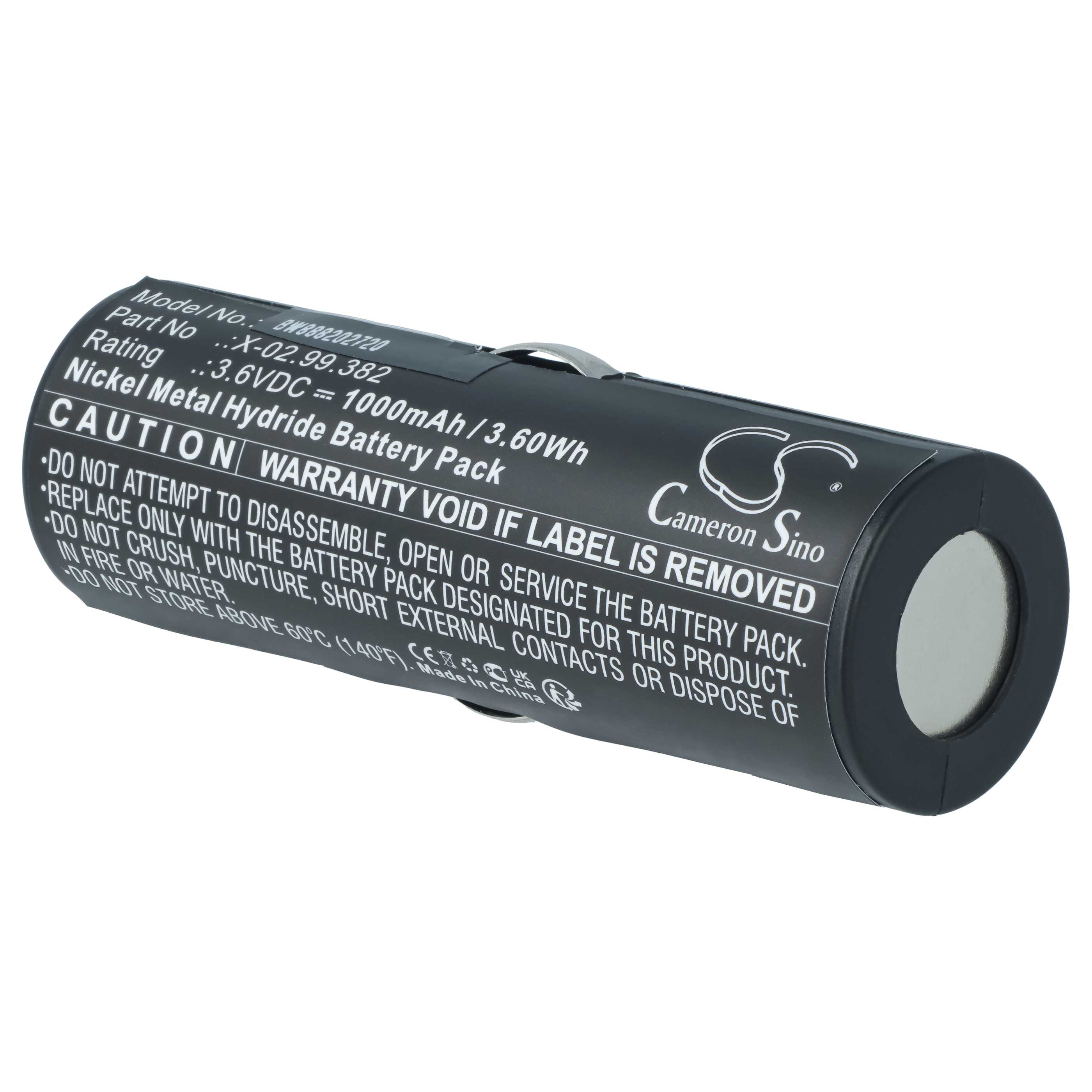 Akku passend für Heine Beta 200 - 1000mAh 3,6V NiMH