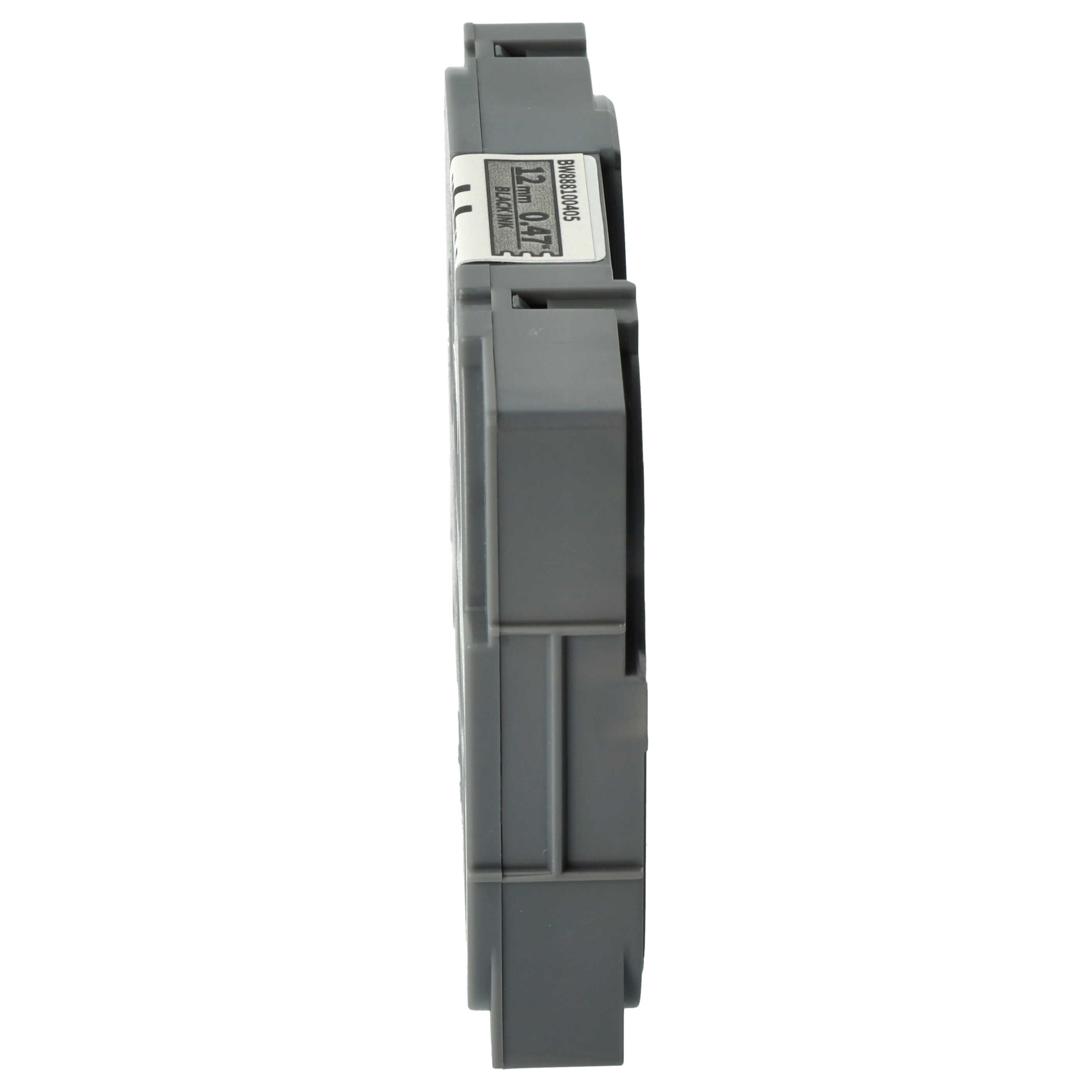 Cassette à ruban remplace Brother TZE-931 - 12mm lettrage Noir ruban Argent
