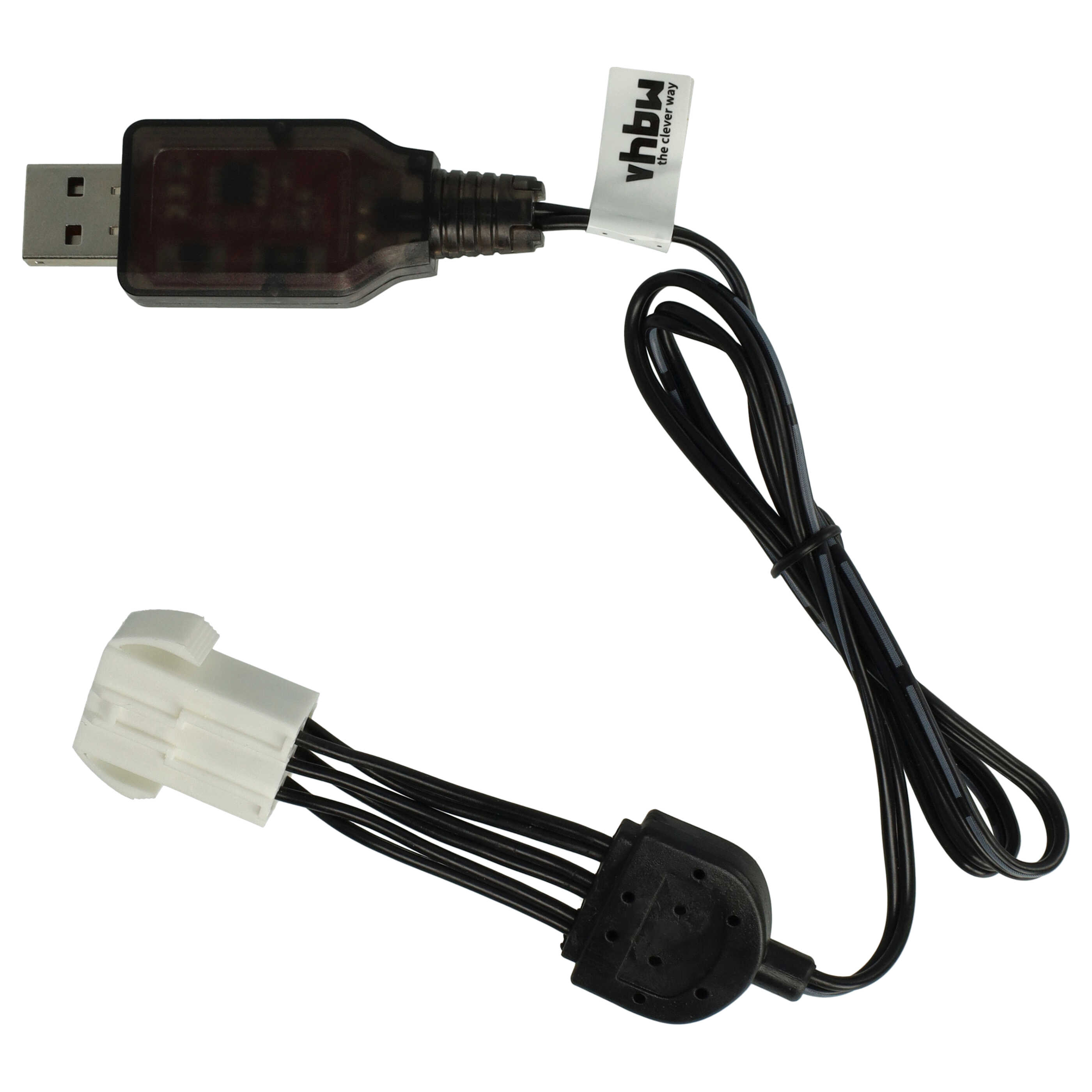 USB Charging Cable replaces Himoto HSP 9.6V for GPToys RC Batteries with SM-6P Connector etc. - 50 cm 9.6 V