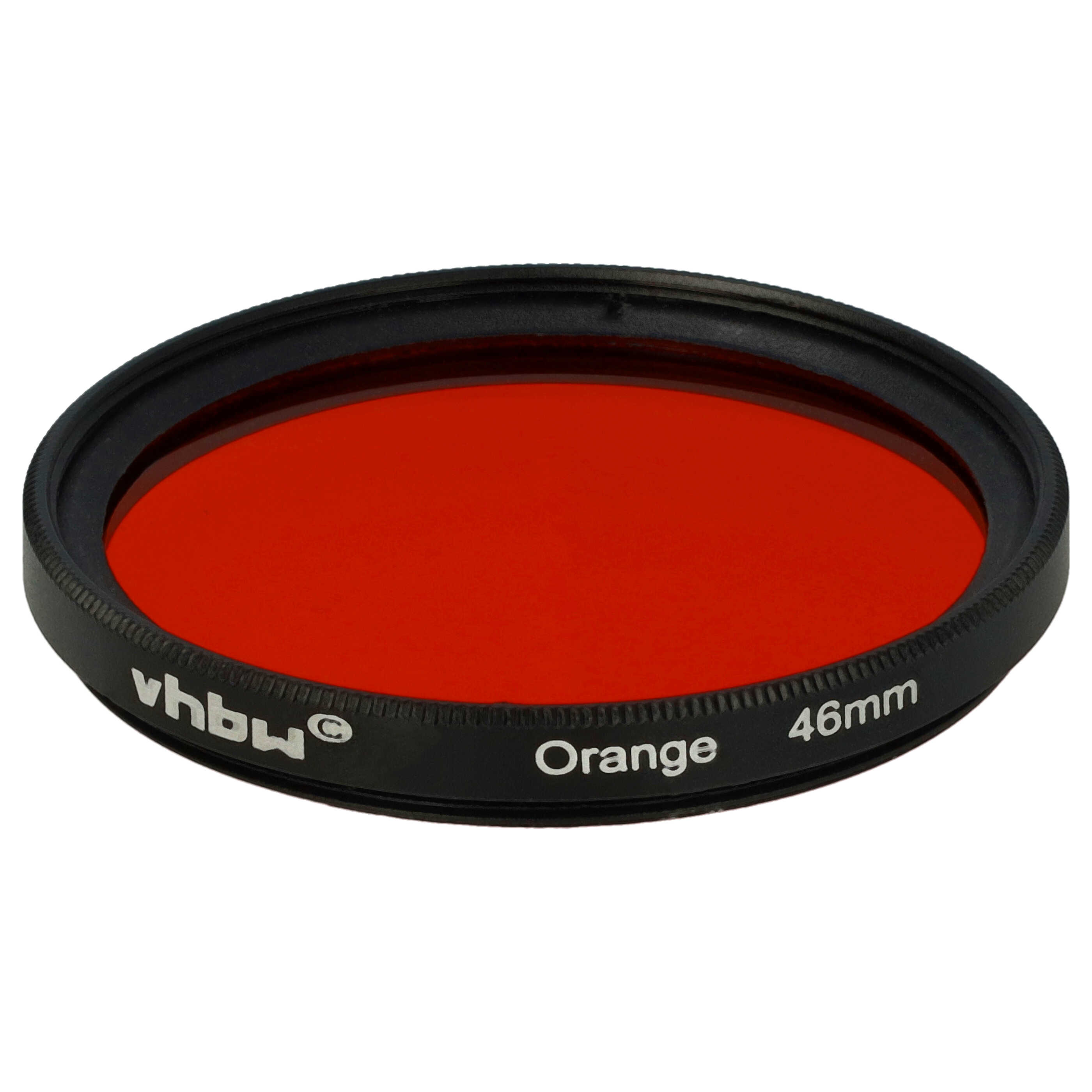 Filtr fotograficzny na obiektywy z gwintem 46 mm - filtr pomarańczowy