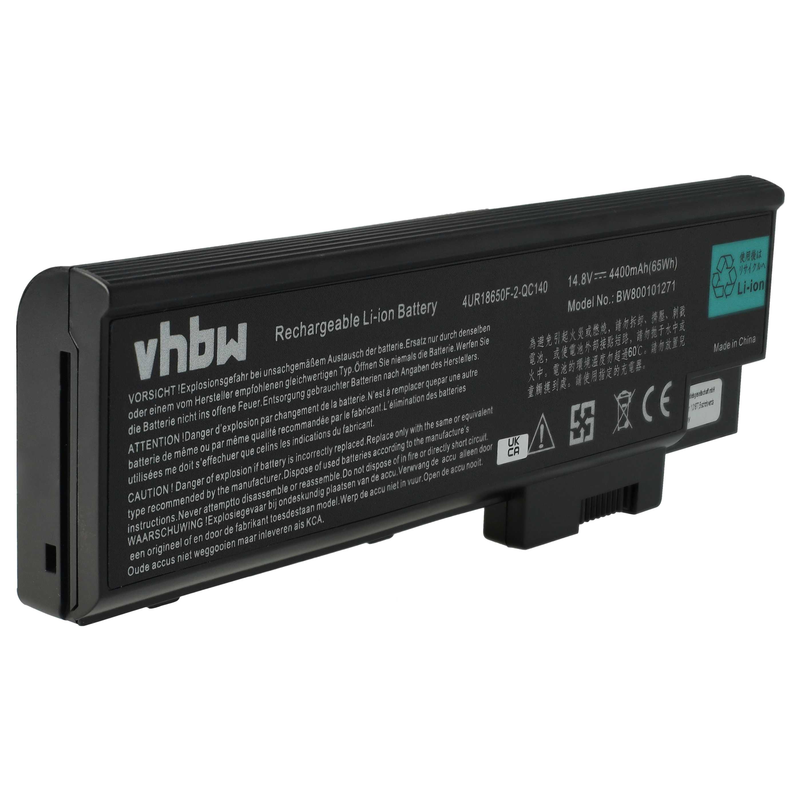 Akumulator do laptopa zamiennik Acer BT.5003.002, 916-2990, 916-3020 - 4400 mAh 14,8 V Li-Ion, czarny