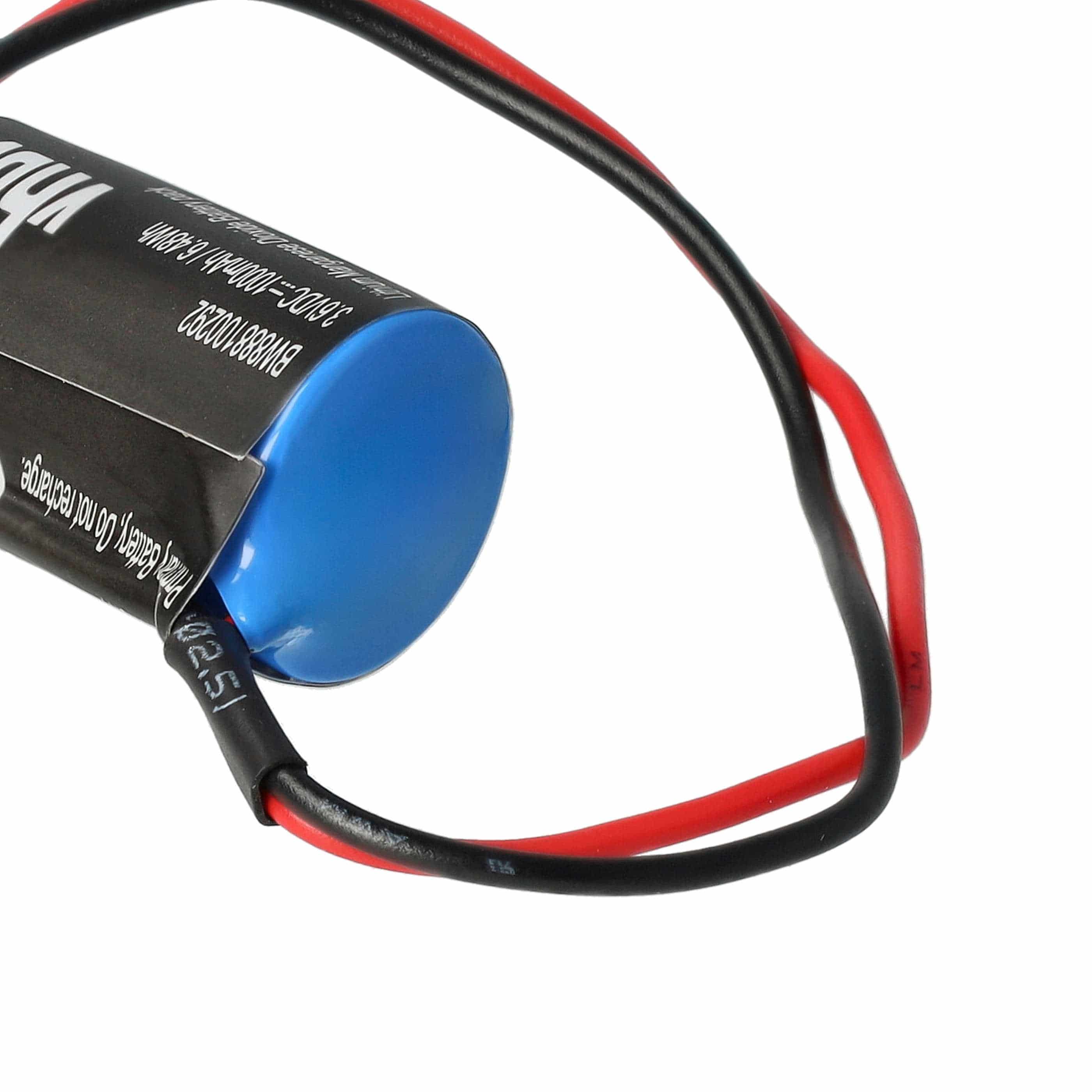 5x Bateria do obrabiarek sterowanych numerycznie zamiennik Omron JZSP-BA01 - 1000 mAh 3,6 V Li-MnO2
