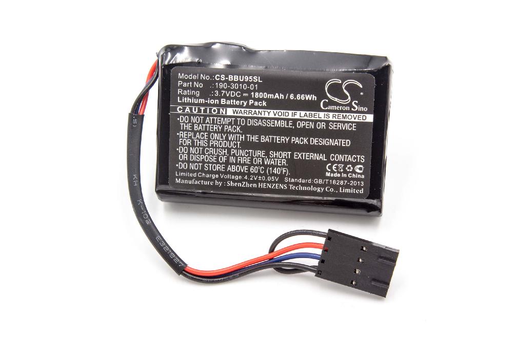 Batterie remplace 3Ware 190-3010-01 pour servo-amplificateur - 1800mAh 3,7V Li-ion