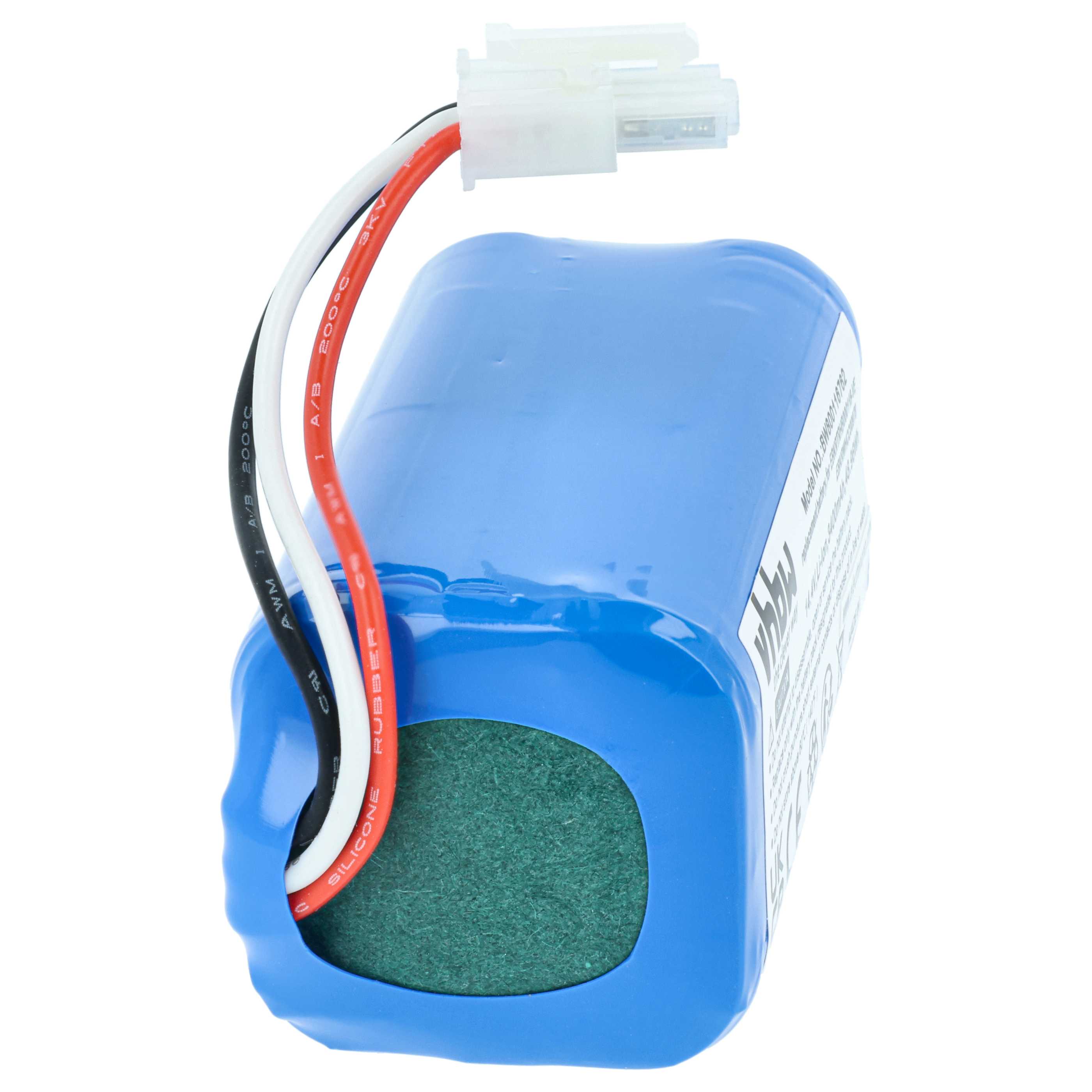 Battery replaces iClebo EBKRTRHB000118-VE, EBKRWHCC00978 for iClebo etc. 3400mAh, 14.4V, Li-Ion