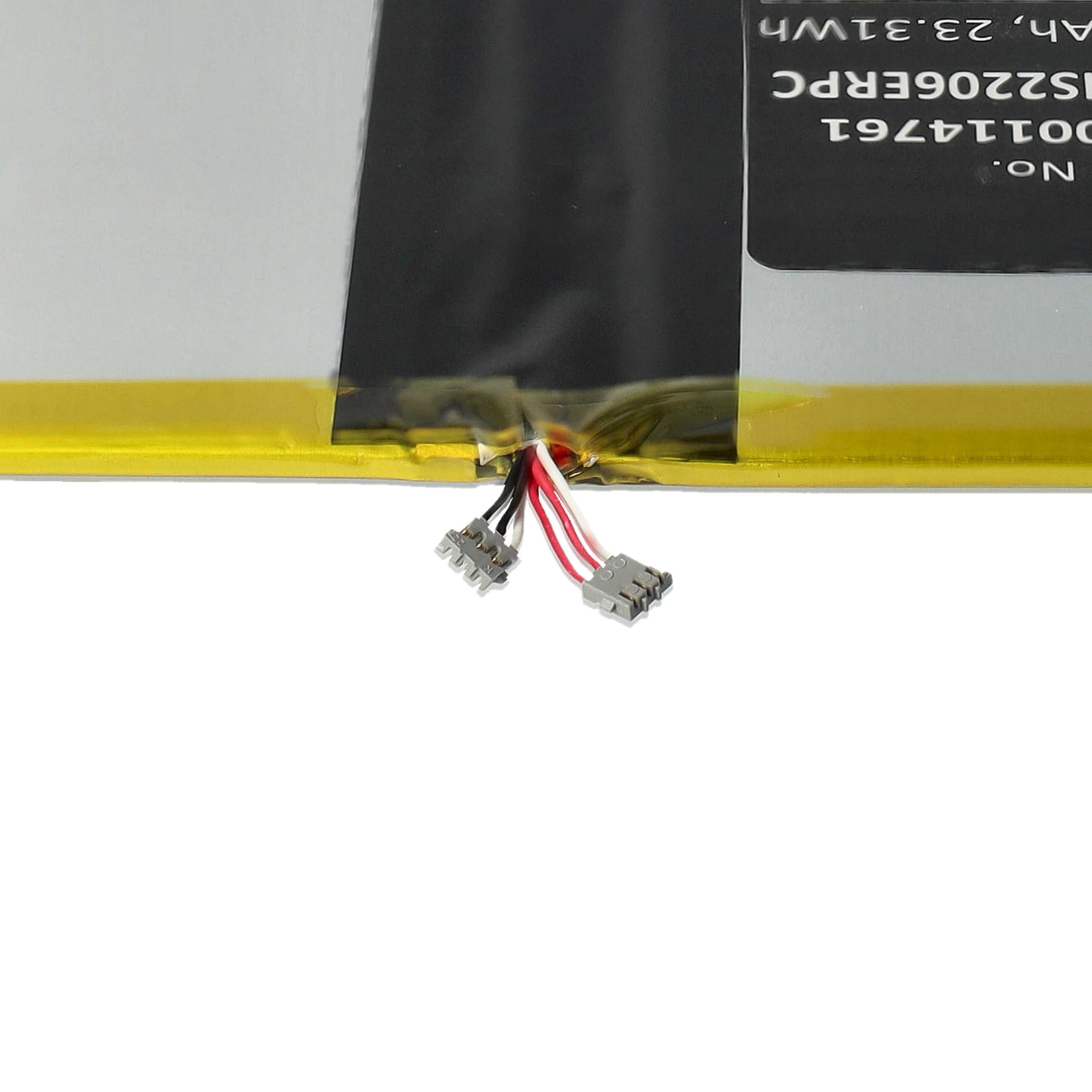 Tablet Battery Replacement for Sony LIS2206ERPC, 1277-3631.1B, 1ICP3/102/112-2 - 6000 mAh 3.8 V Li-polymer