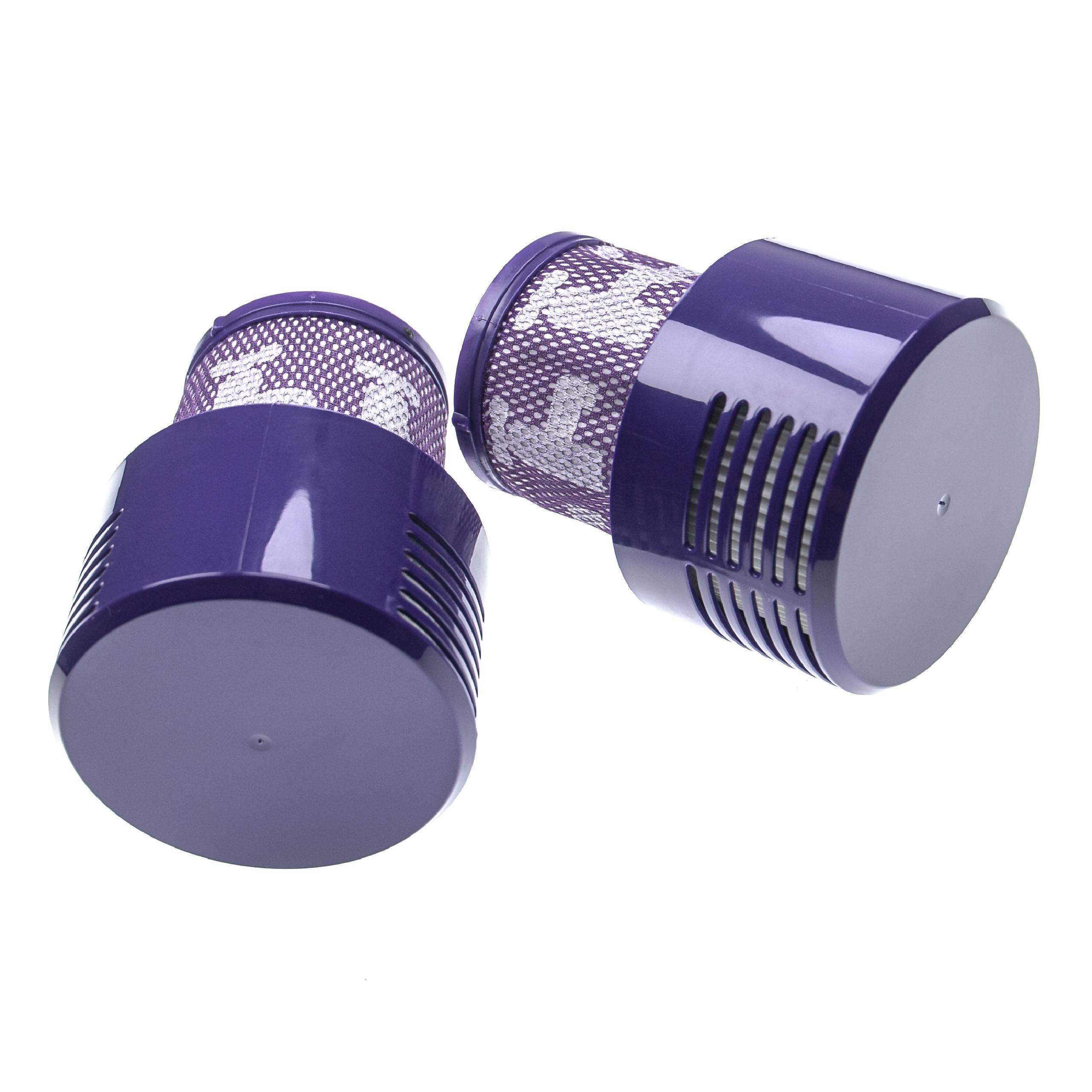 4x Filtro sostituisce Dyson 969082-01 per aspirapolvere - filtro HEPA, lilla