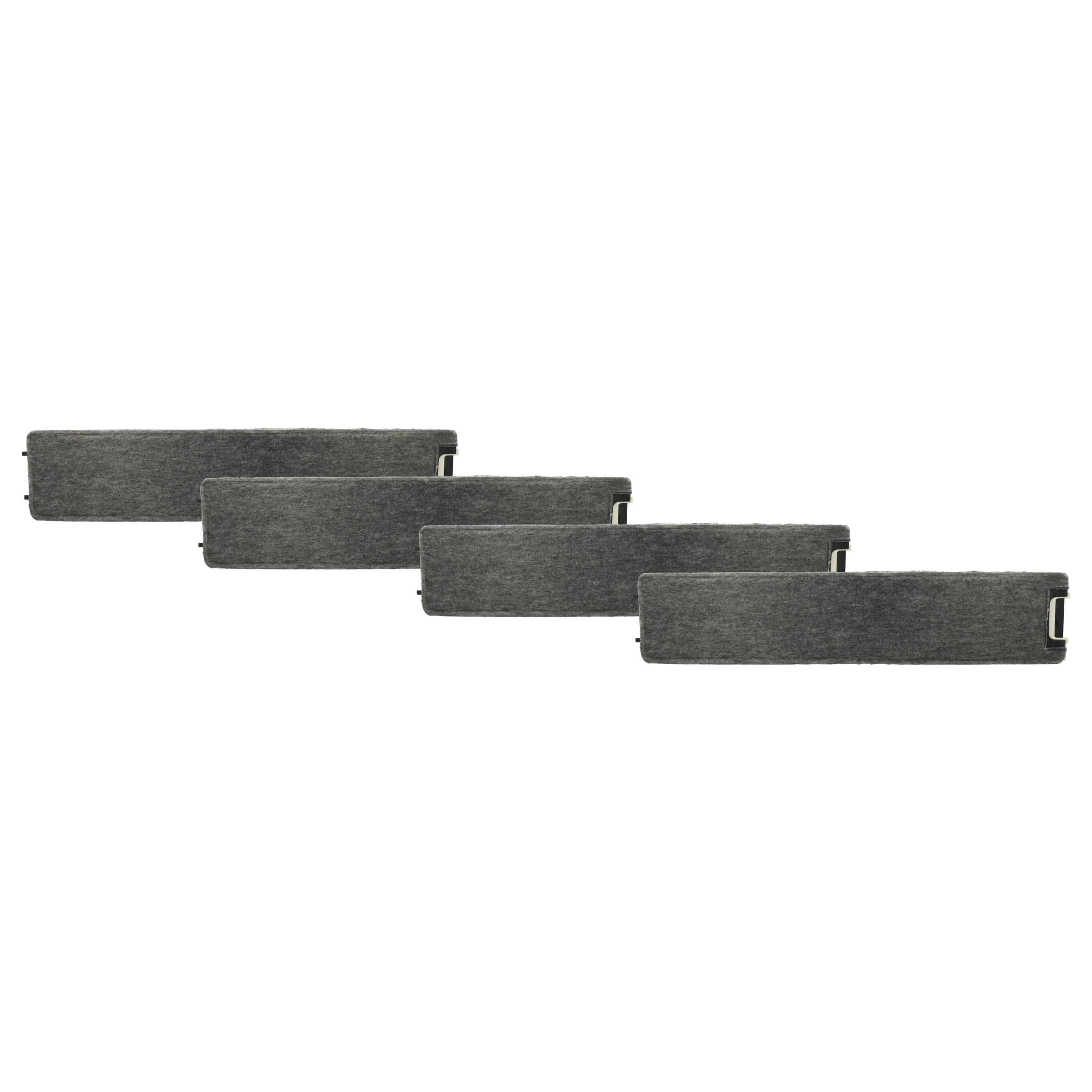 4x Filtres à charbon actif remplace Europart eu802974, 802974 pour hotte Imperial
