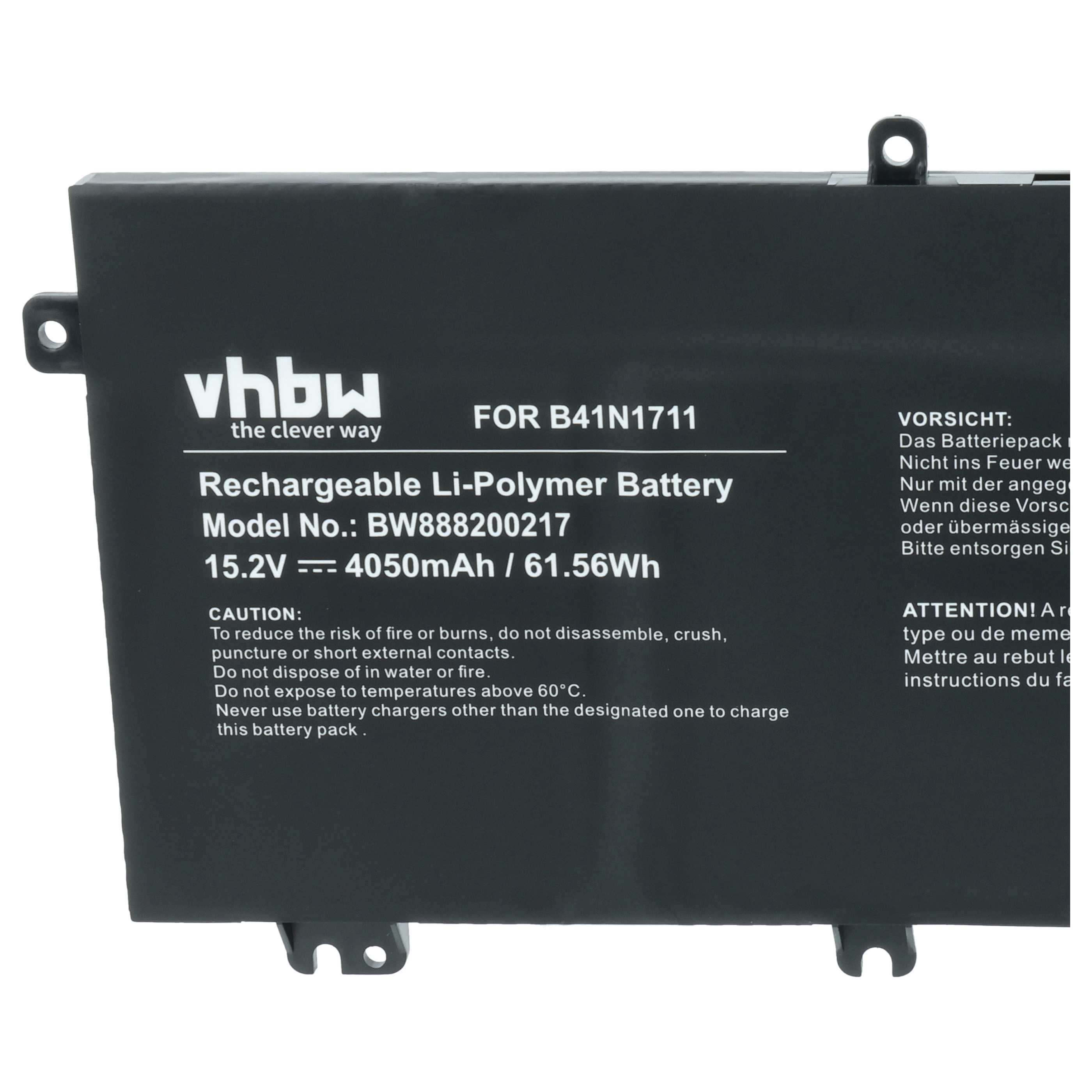 Akumulator do laptopa zamiennik Asus 0B200-02730100, B41N1711 - 4050 mAh 15,2 V LiPo