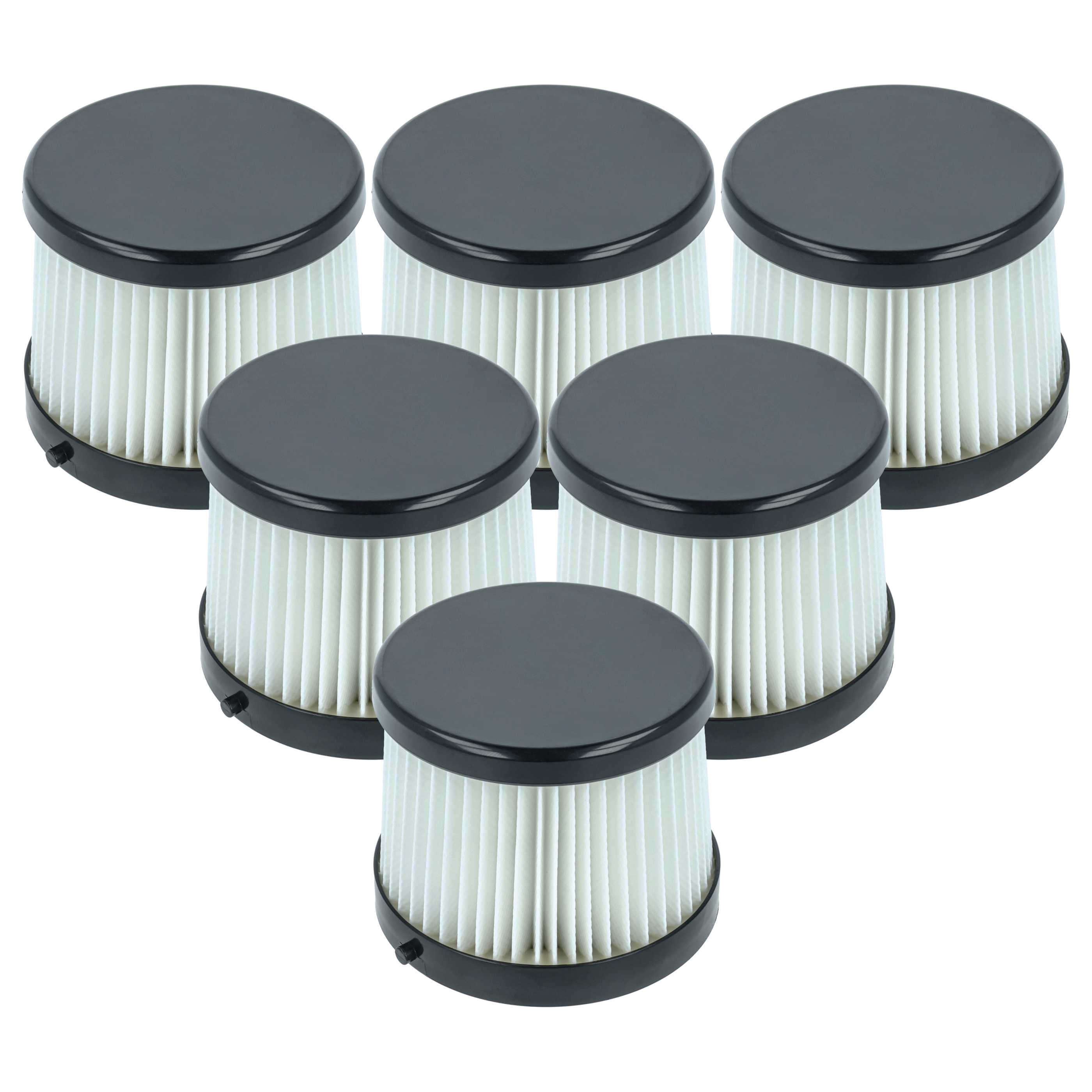 6x Filter suitable for Dewalt DCV5011H, DCV501HB Vacuum Cleaner