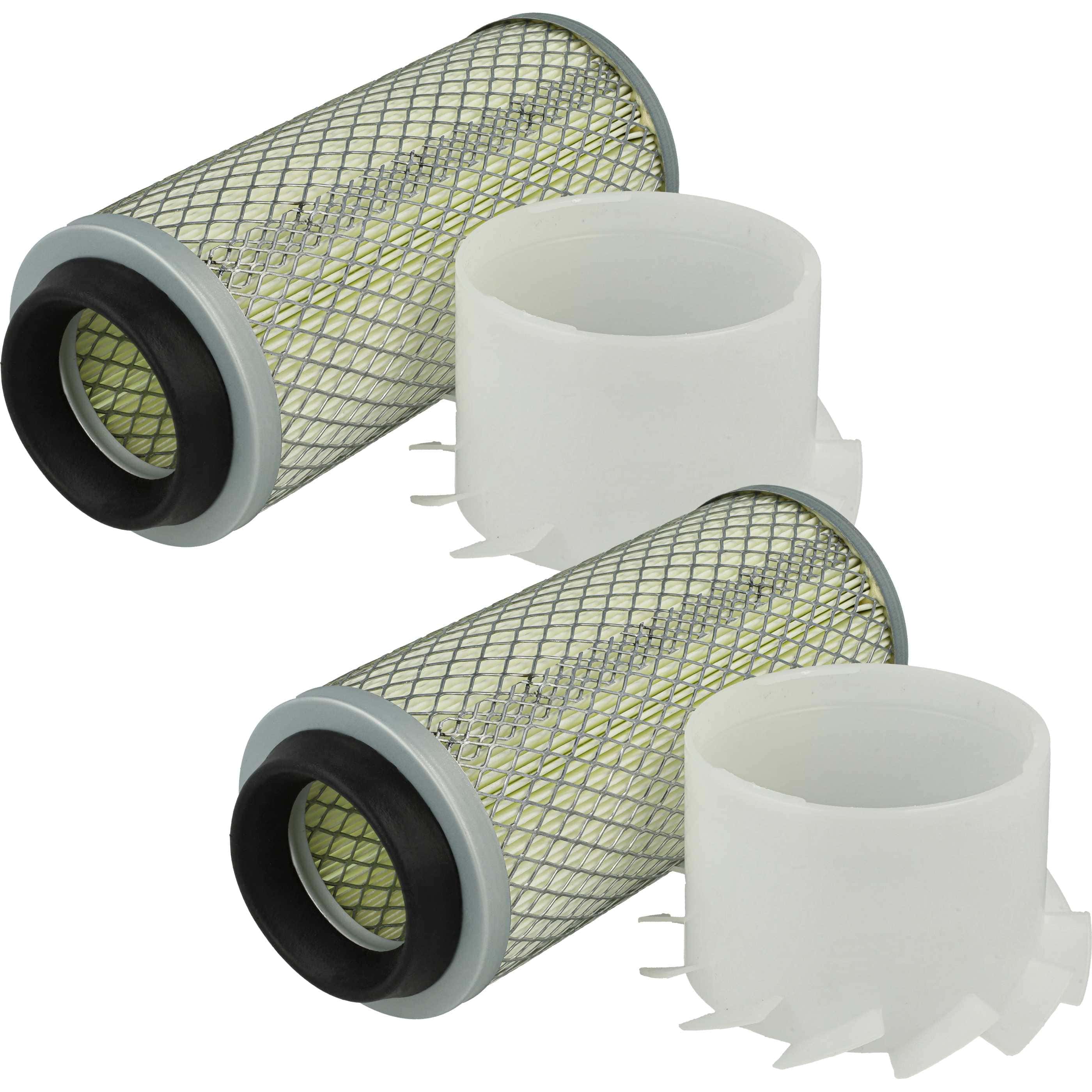 2x Air Filter replaces AGCO 33-0111104, 72097407 for Thomas Digger etc. - External Motor Filter
