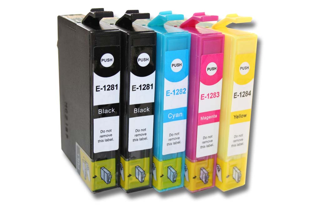 Set de 5x cartuchos de tinta para impresora BX300 - B/C/M/Y 15 ml
