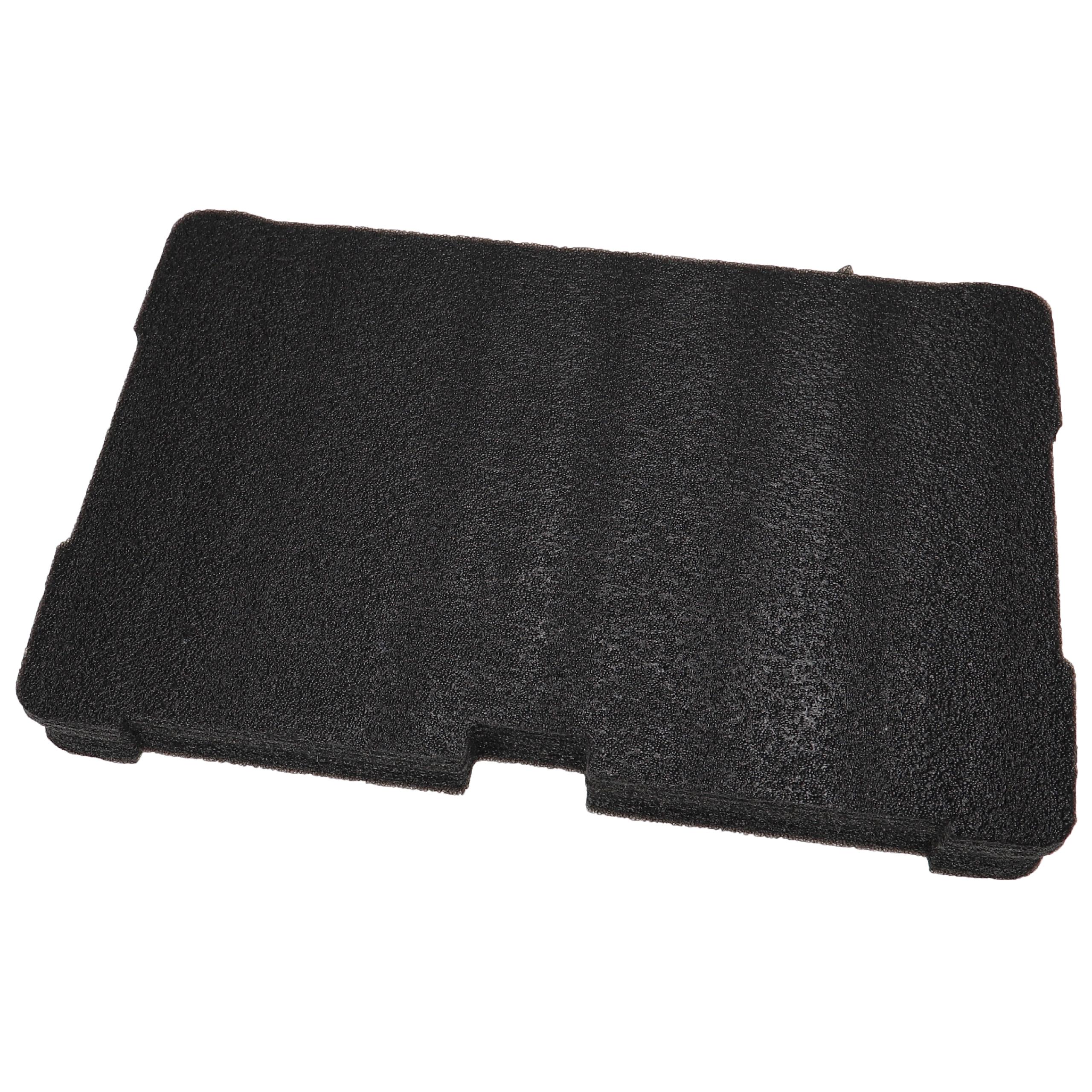 vhbw Foam Insert Replacement for Milwaukee 4932471428 for Toolbox - Foam Black