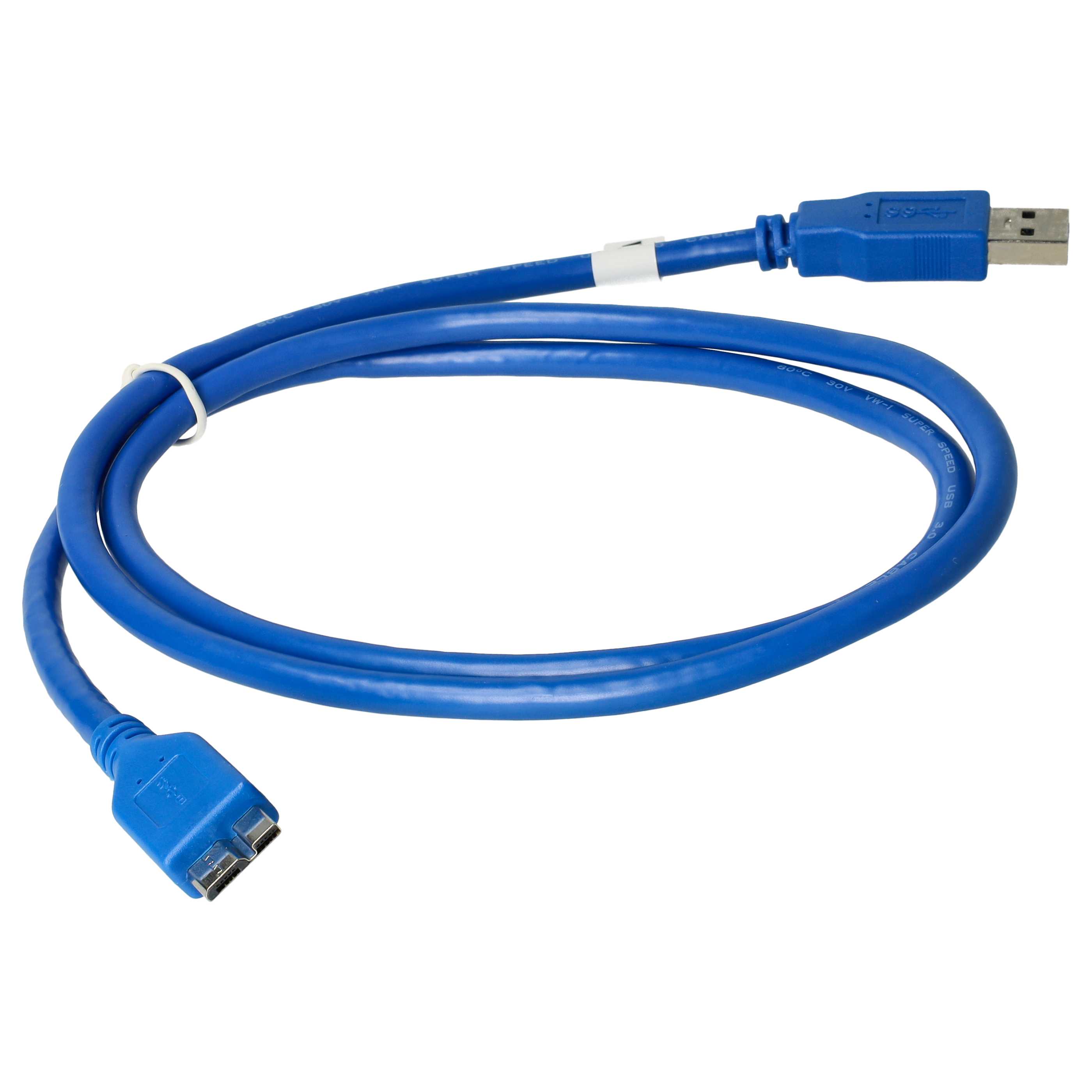 Kabel Micro USB (standard USB typ A na pasujący do Buffalo HD-AVSU3 Media Hard Drive 