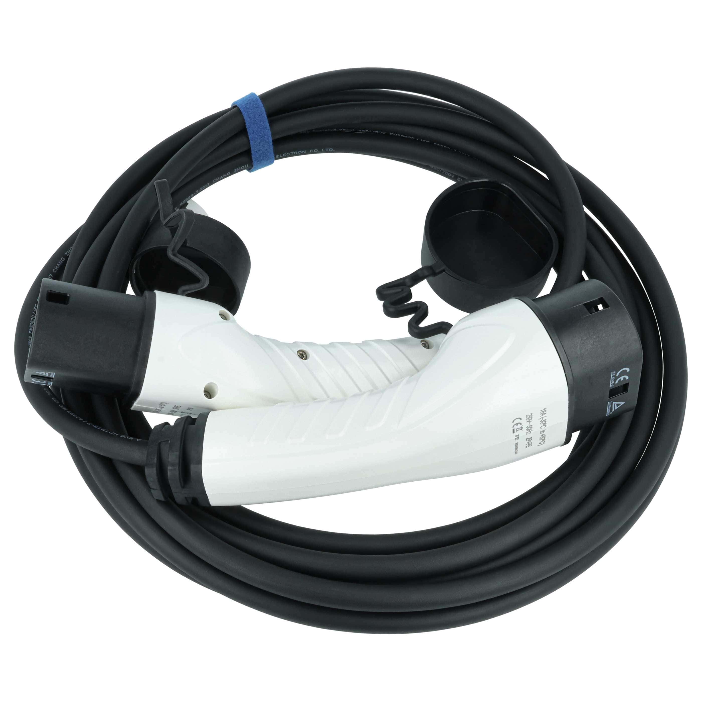 Charging Cable - Type 2 to Type 2 Cable, Single-Phase, 16 A, 3.5 kW, 7 m