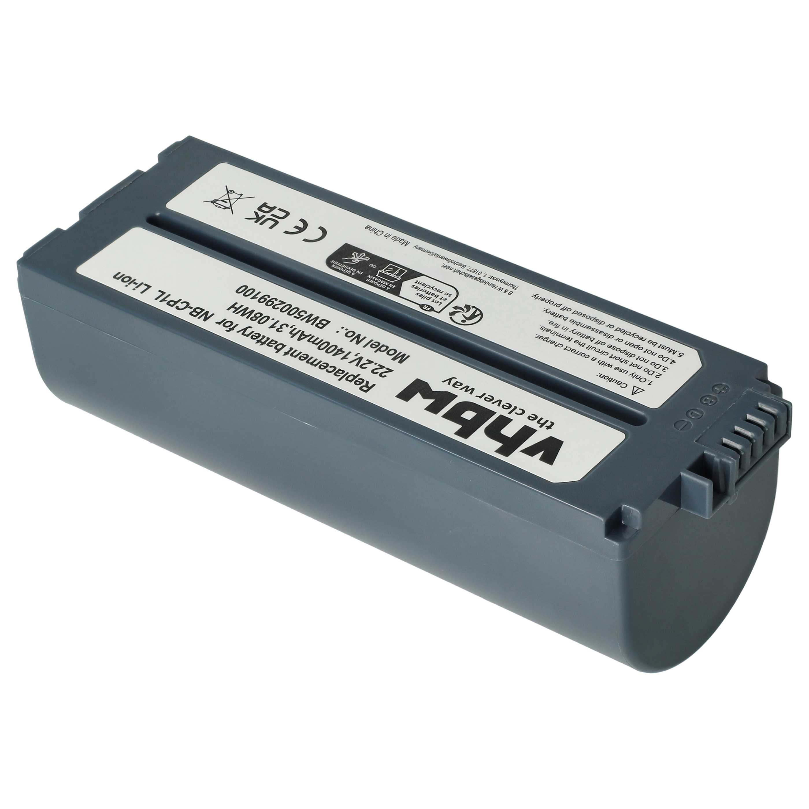 Printer Battery Replacement for Canon - 1400mAh 22.2V Li-Ion