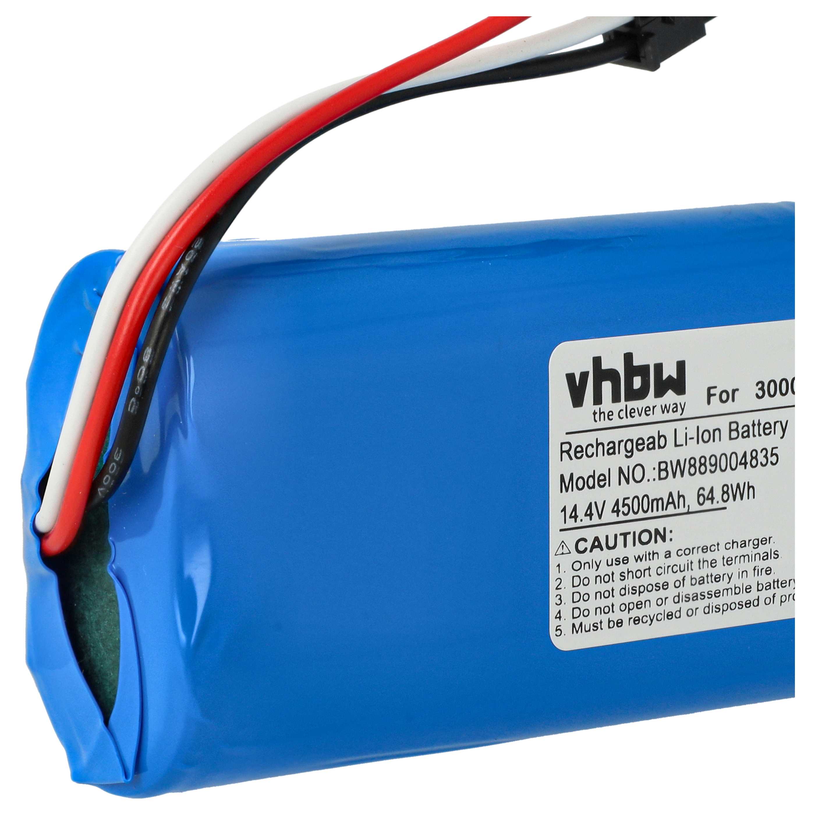 Battery replaces Philips C1048A2 for Philips 4500mAh, 14.4V, Li-Ion