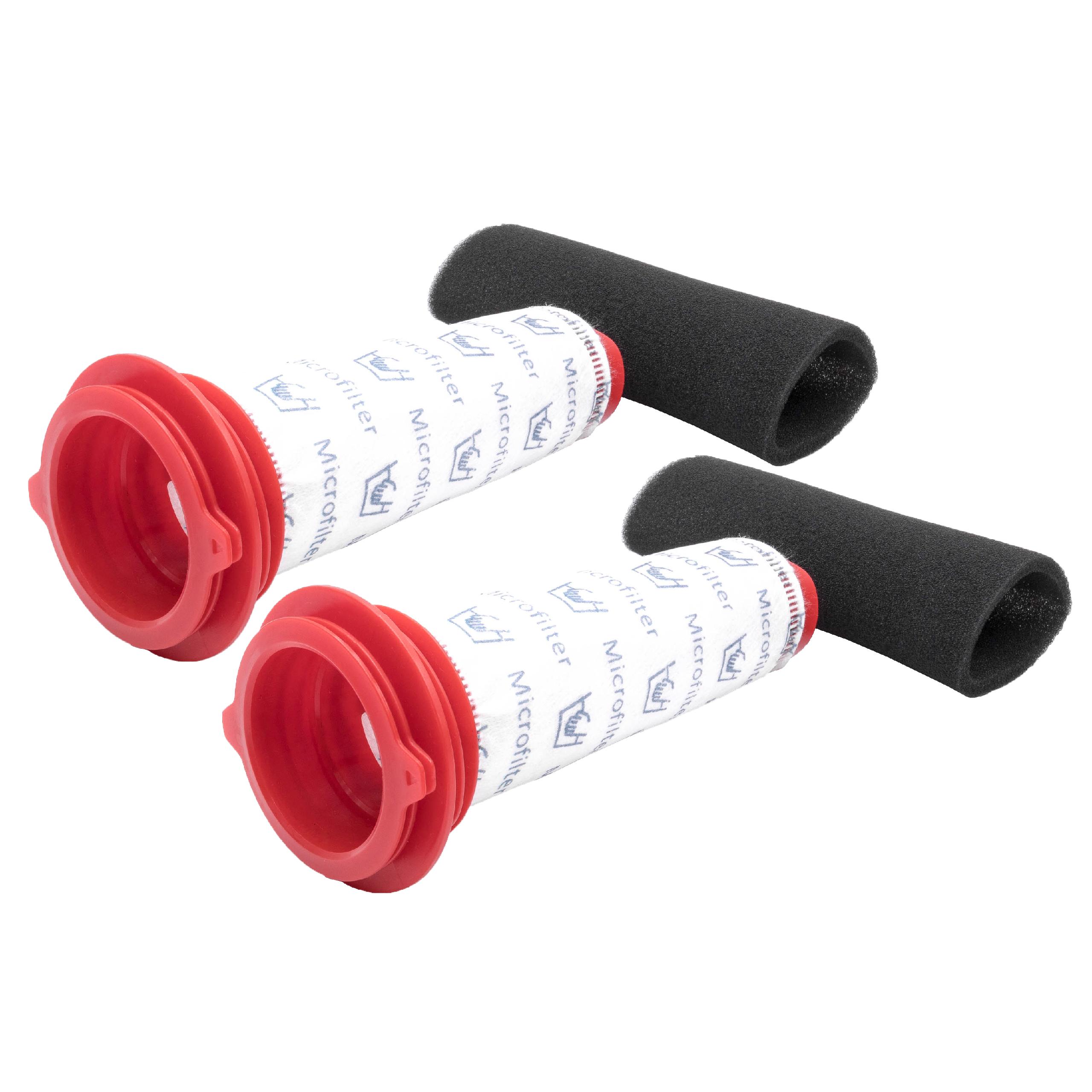 2x Filter Set replaces Bosch 754175, 754176 for Bosch Vacuum Cleaner - Vacuum Cleaner Filter Set