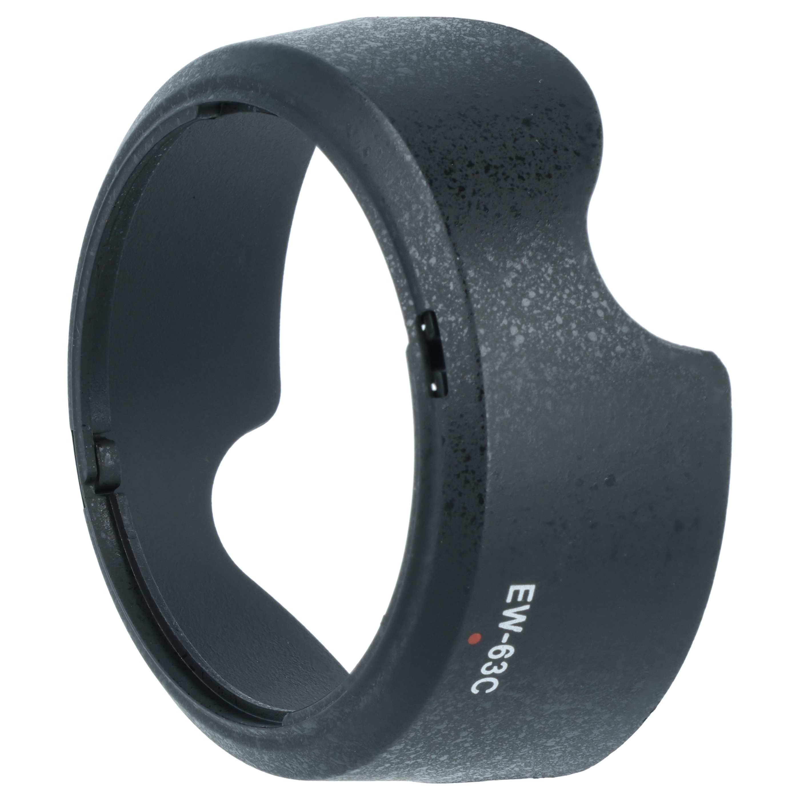 Lens Hood replaces Canon EW-63C for Canon Lens with 58 mm Diameter, plastic, black