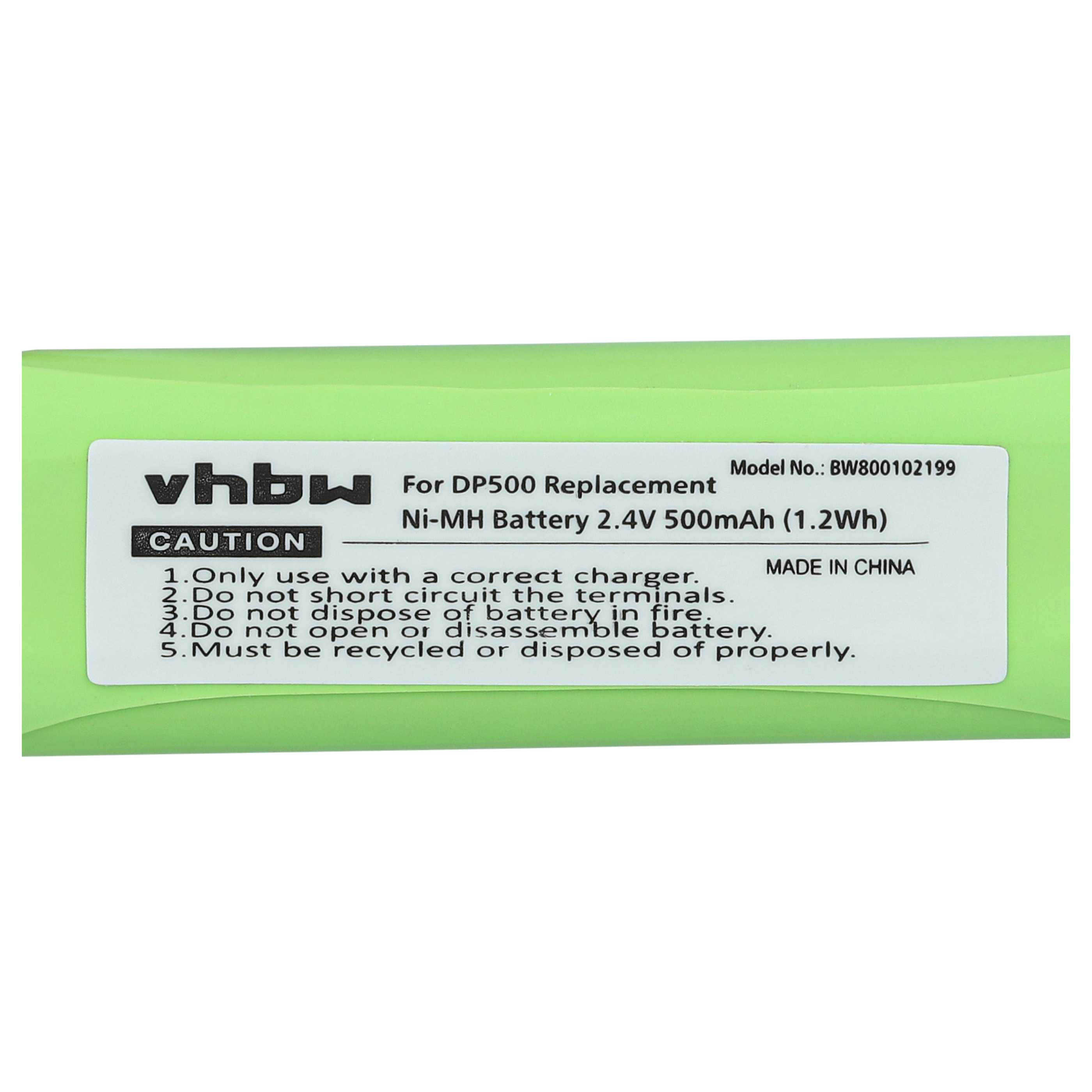 3x Akumulator do telefonu stacjonarnego Binatone zamiennik GPHC05RN01, GP1010 - 500 mAh 2,4 V NiMH