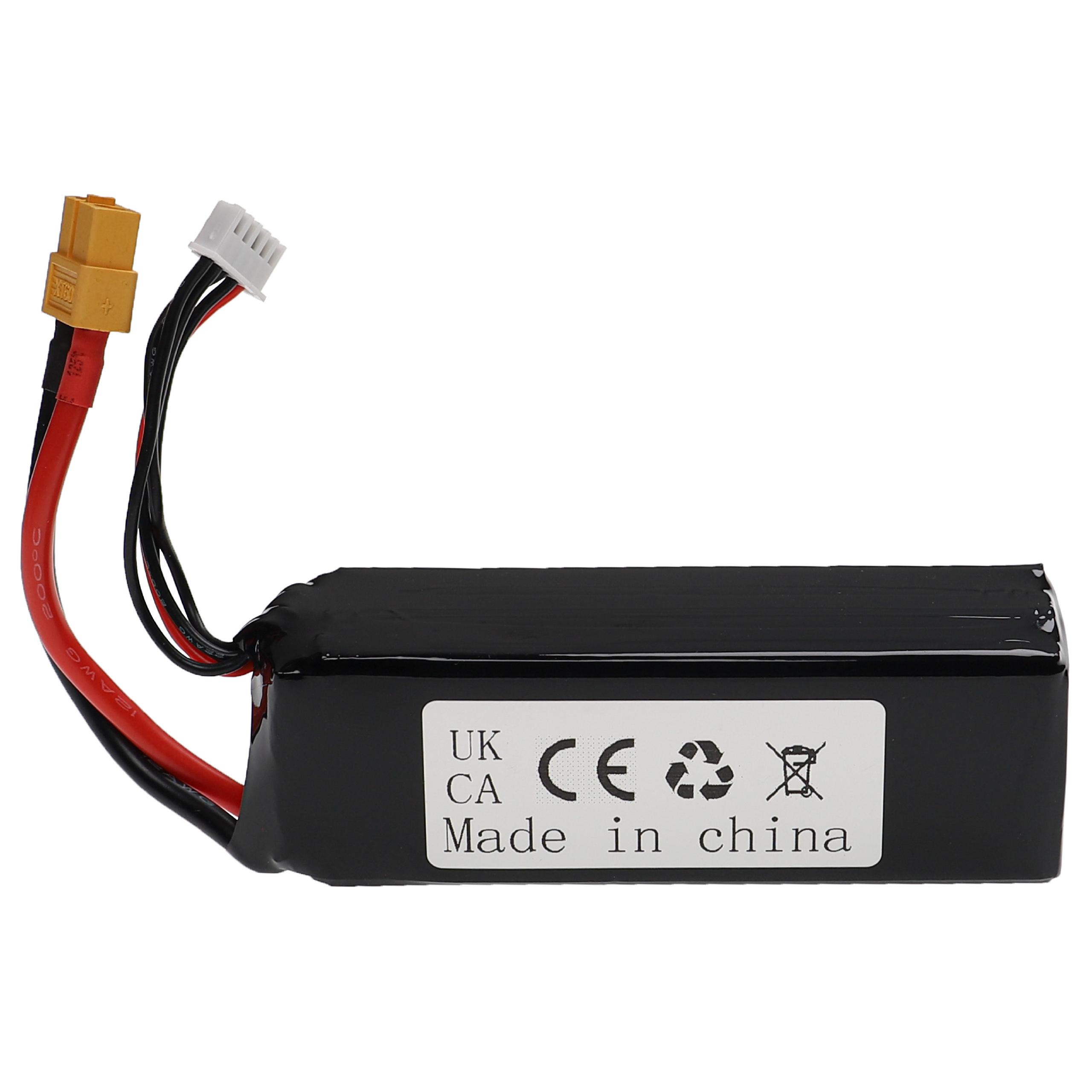 Batterie modèle radio-télécommandé - 2200mAh 14,8V Li-polymère, XT60