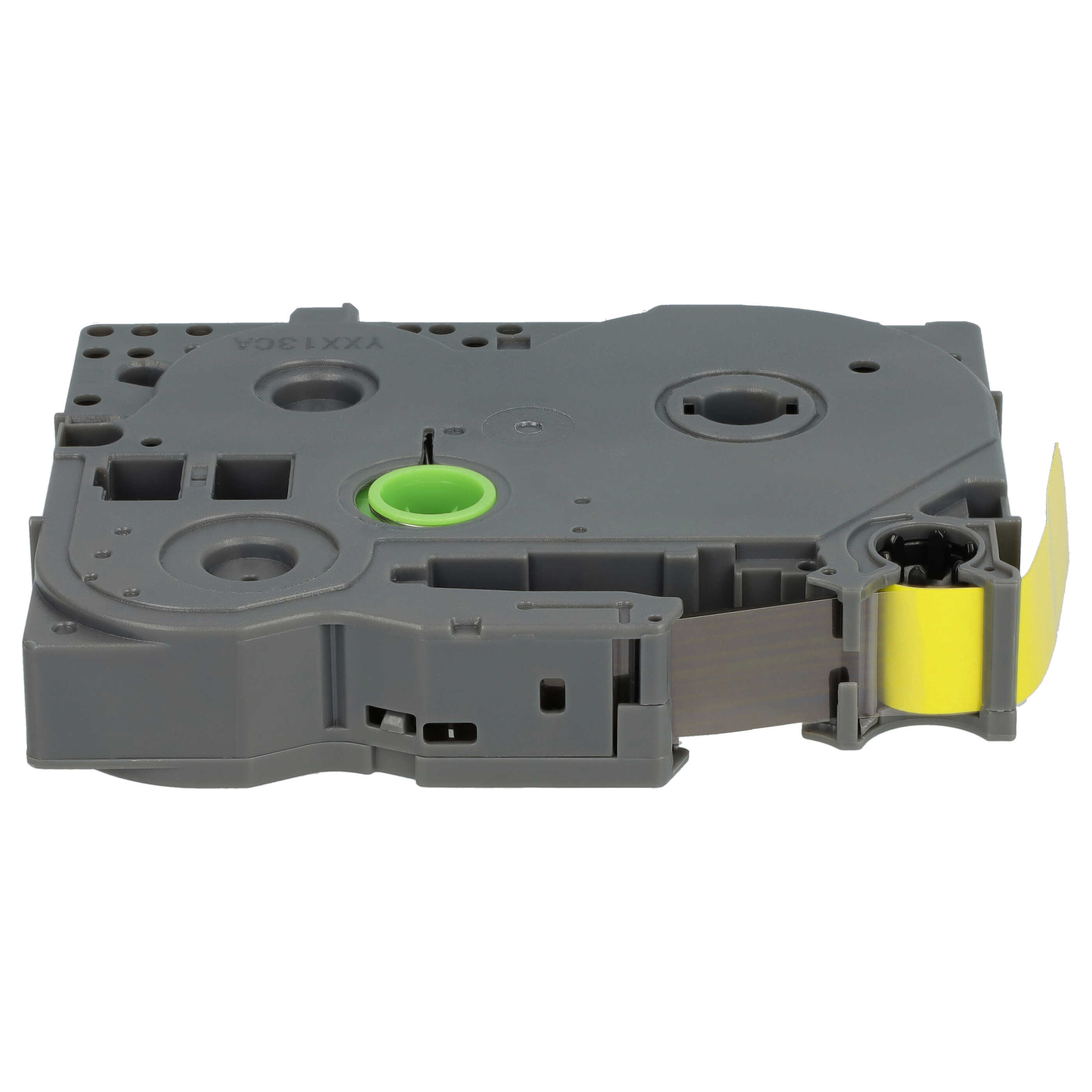 Label Tape replaces Brother TZE-631S - 12 mm Black to Yellow