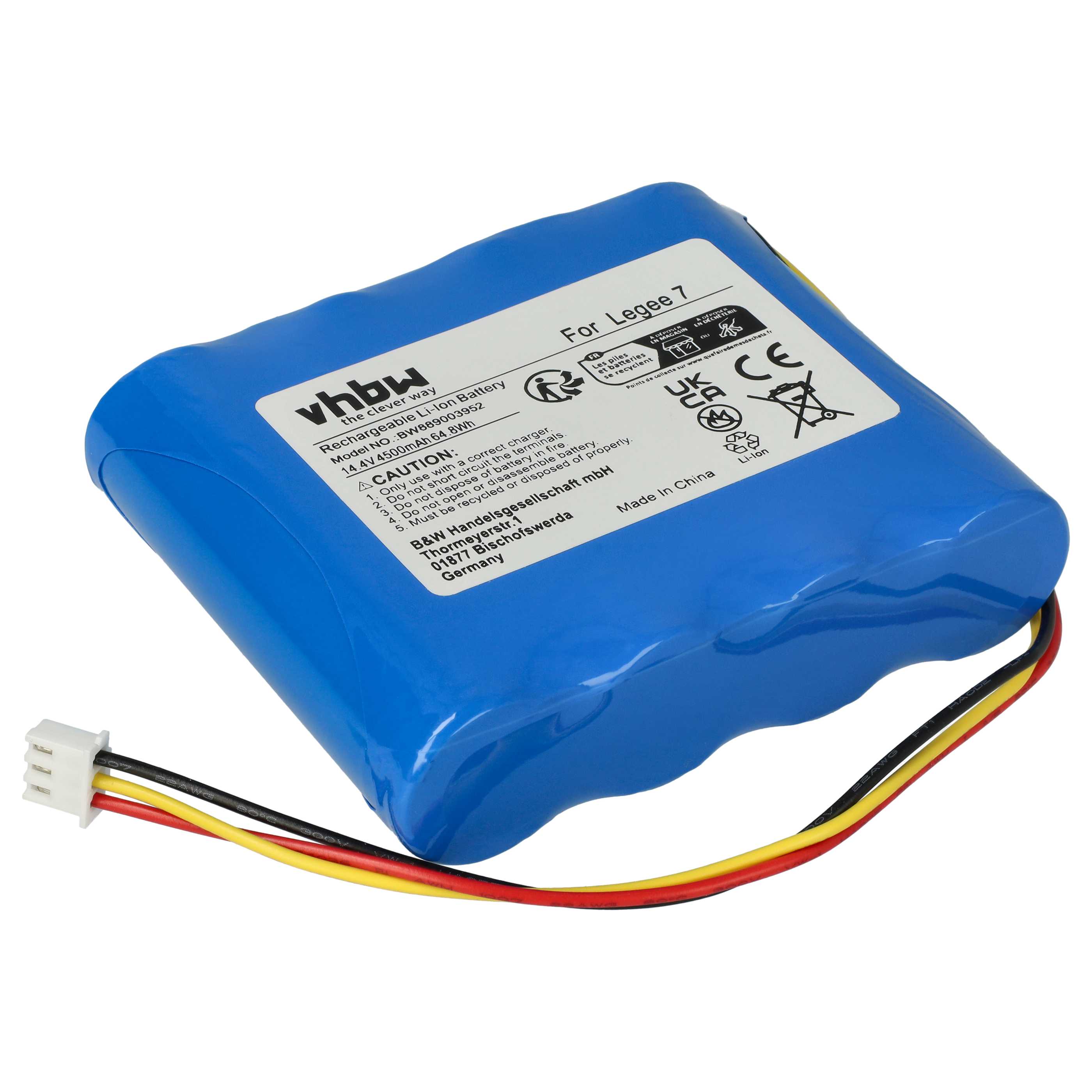 Battery replaces Hobot LG700P1001 for Hobot 4000mAh, 14.4V, Li-Ion