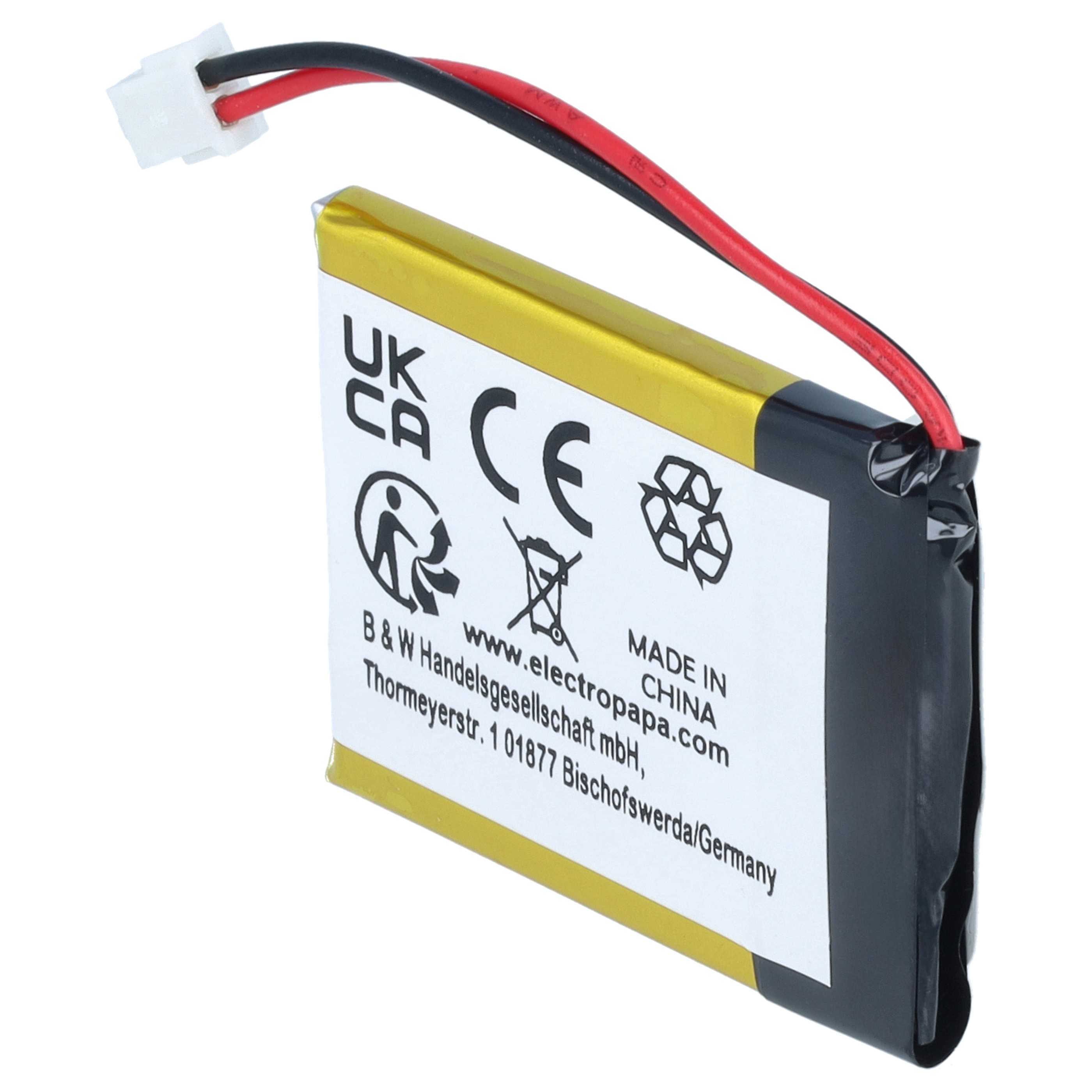Batterie remplace Siemens V30145-K1310-X448, S30852-D2240-X1 pour téléphone Gigaset - 250mAh 3,7V Li-ion