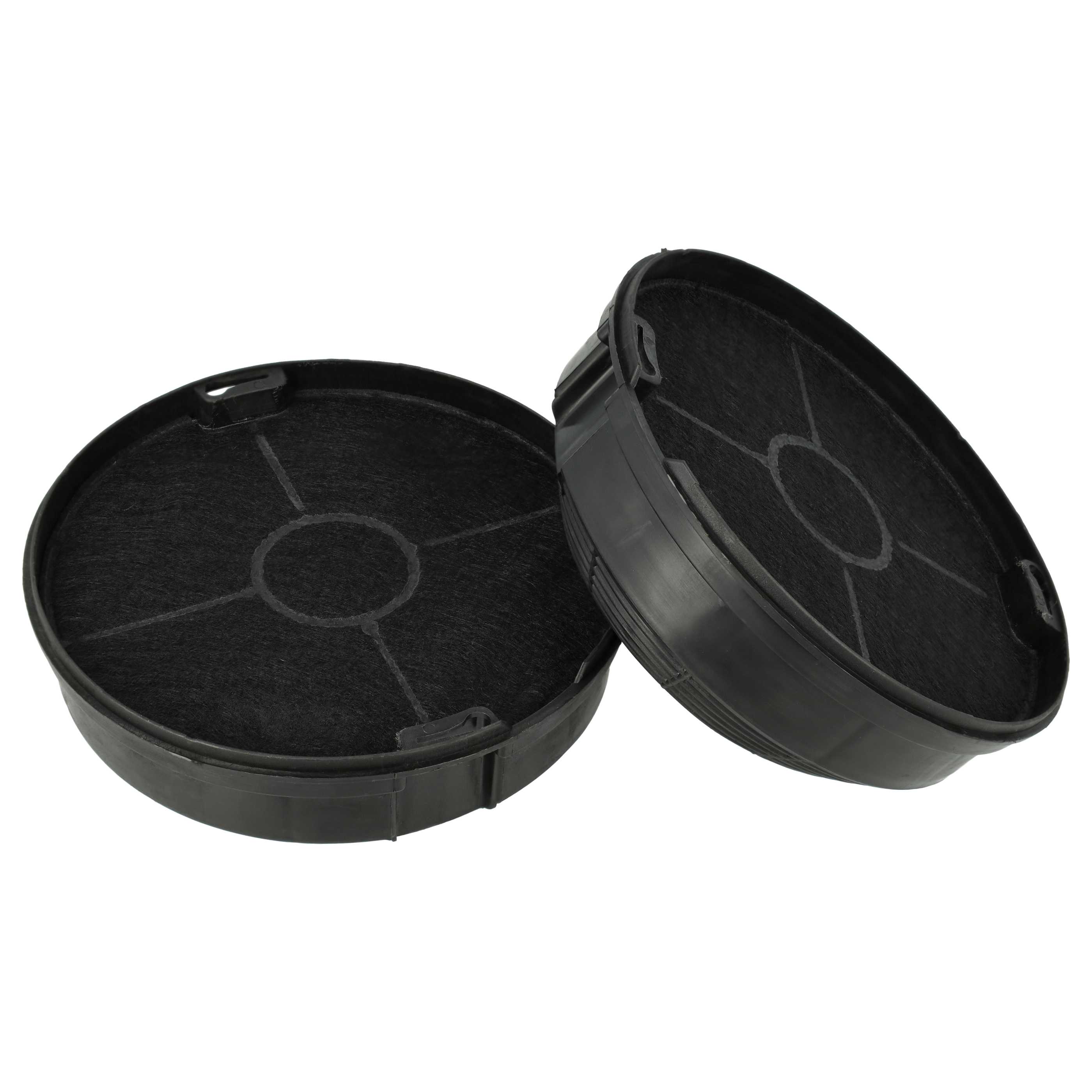 2x Filtres à charbon actif remplace AEG 50292969008, AMC023, 4055046520, 9029800571 pour hotte Privileg