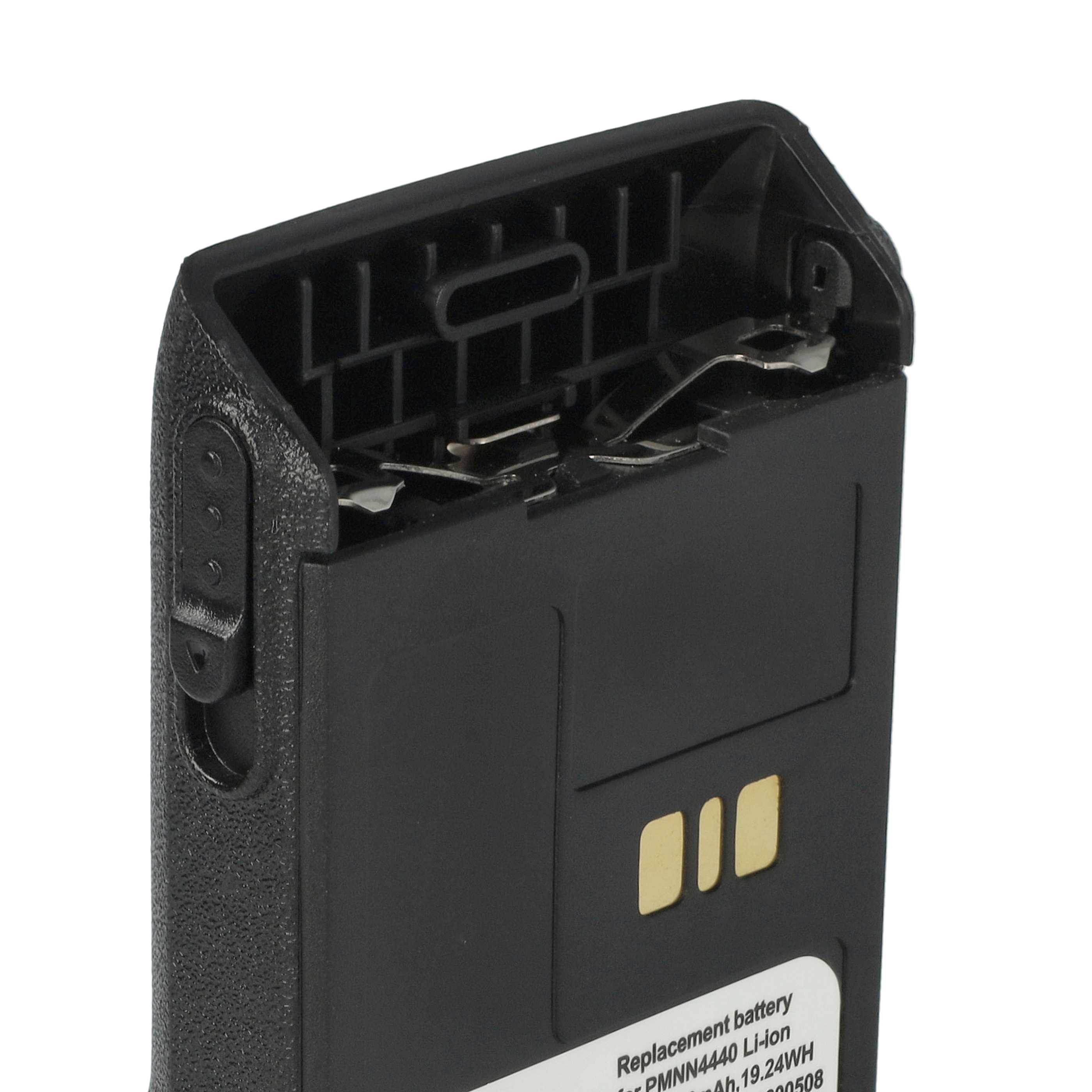 Radio 10x Battery replaces Motorola PMNN4511A, PMNN4440, PMNN4502A, PMNN4440AR - 2600 mAh 7.4 V Li-Ion