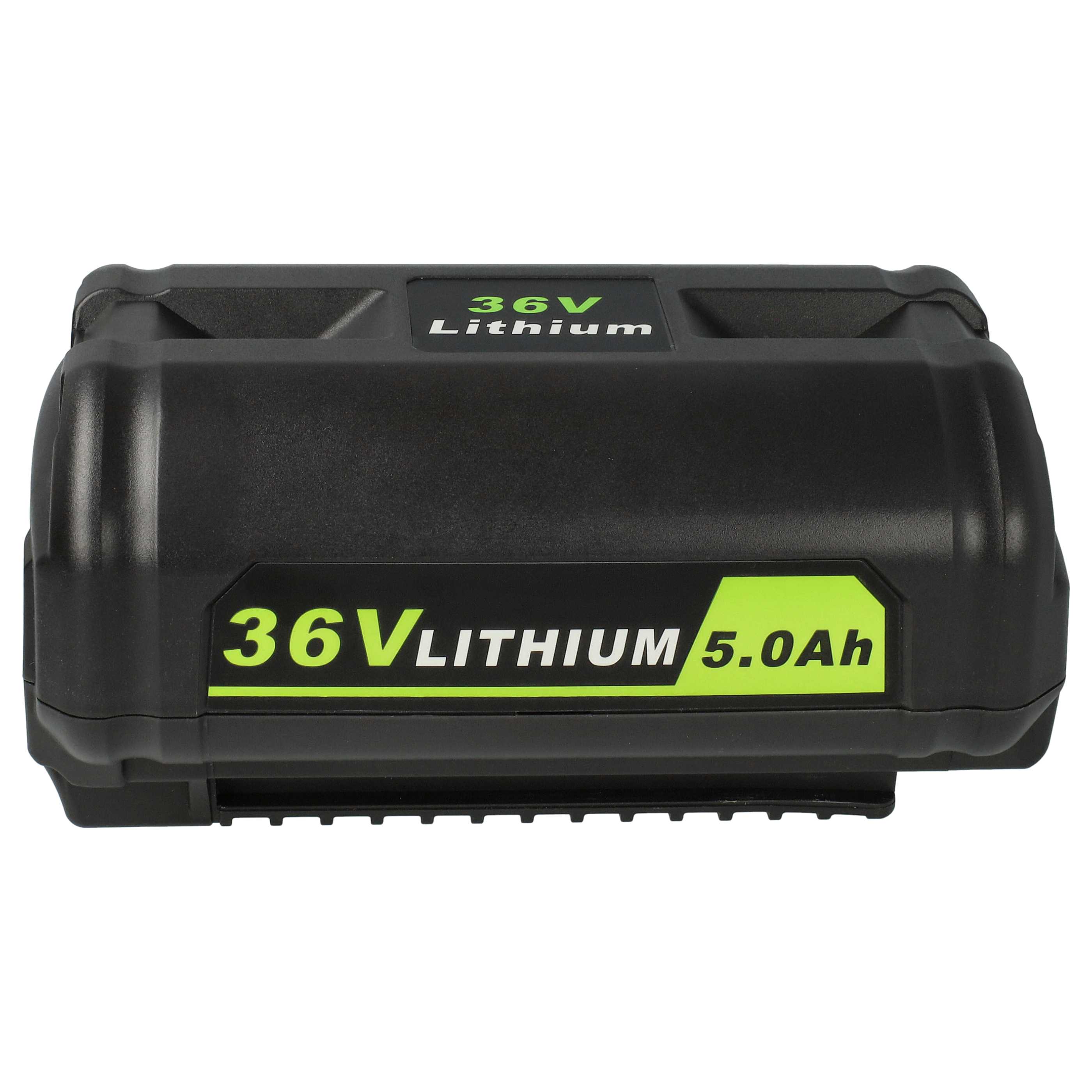 Battery replaces Ryobi BPL3626, BPL3626D, BPL3640, BPL3640D, BPL3650, 5133002166 - 5 Ah 36 V Li-Ion, black