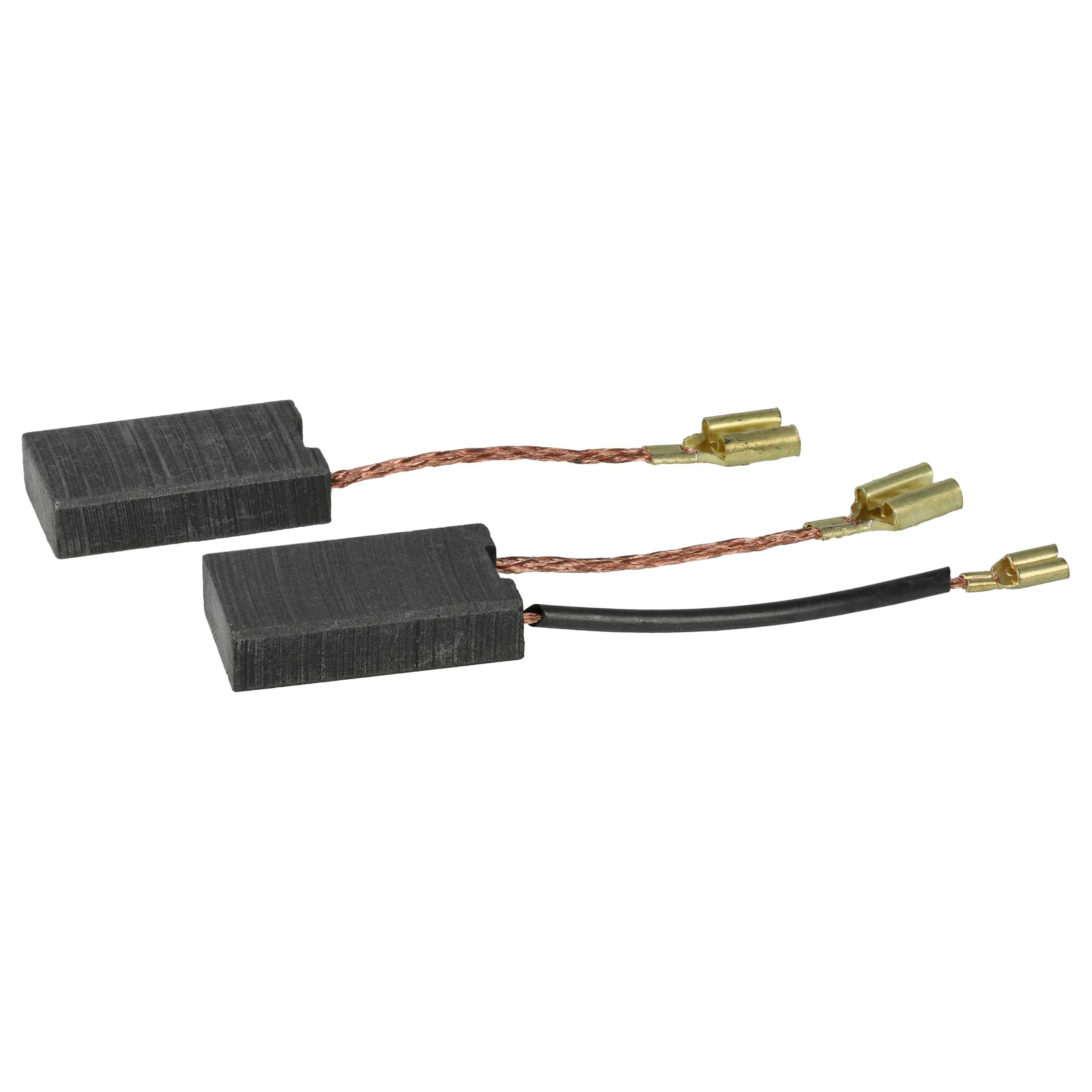 2x Szczotka węglowa zam. Bosch 1617000750 + płaska wsuwka, 6,2 x 15,9 x 26,1 mm
