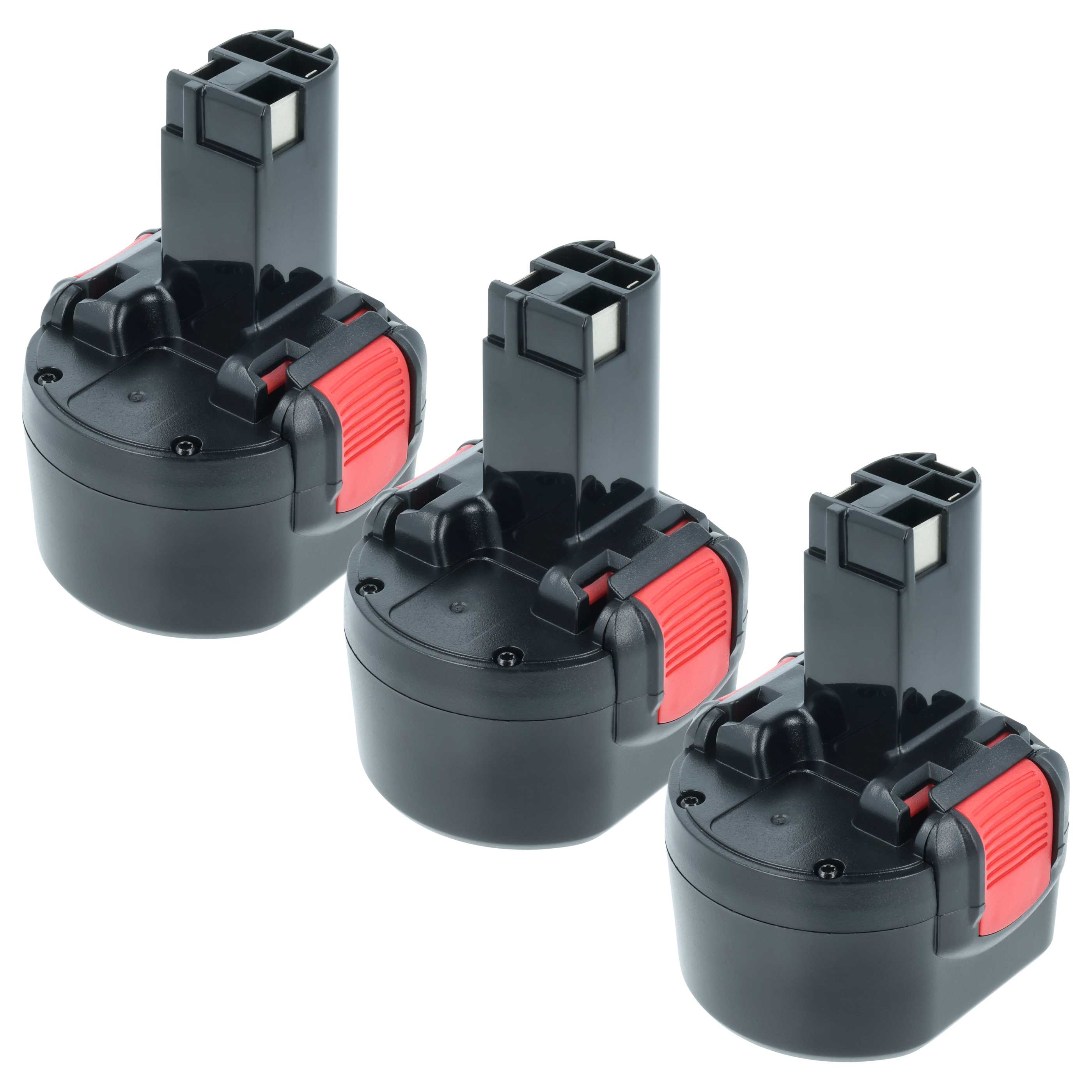3x Battery replaces Bosch 2 607 001 380, 2 607 335 260 Electric Power Tool - 3000 mAh, 9.6 V, NiMH