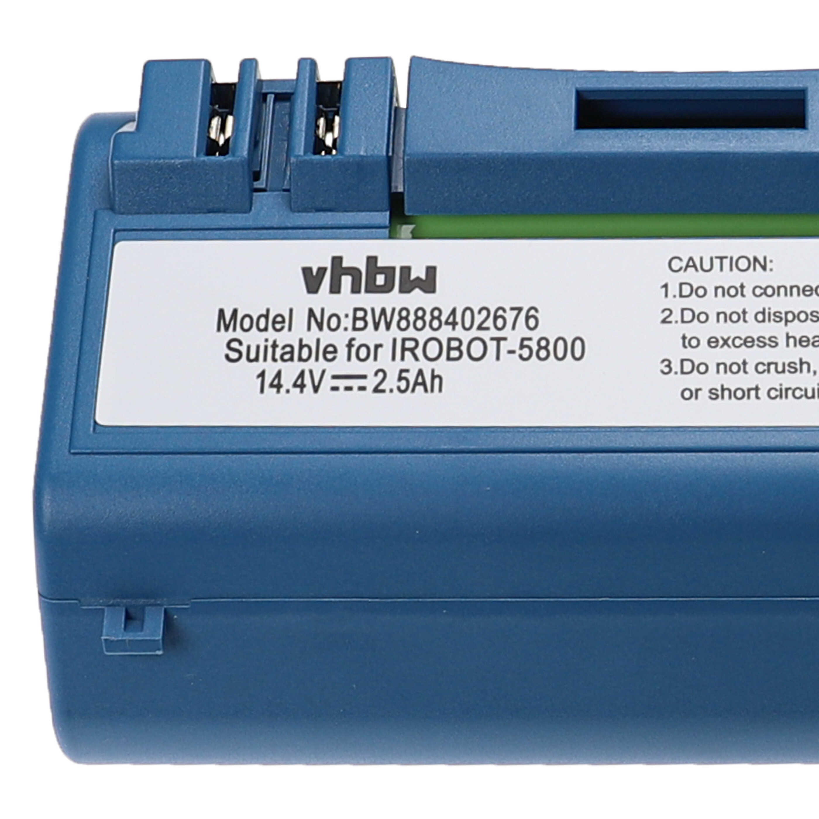 Akumulator do robota zamiennik AEG SP385-BAT, SP5832, 14904 - 2500 mAh 14,4 V NiMH, niebieski