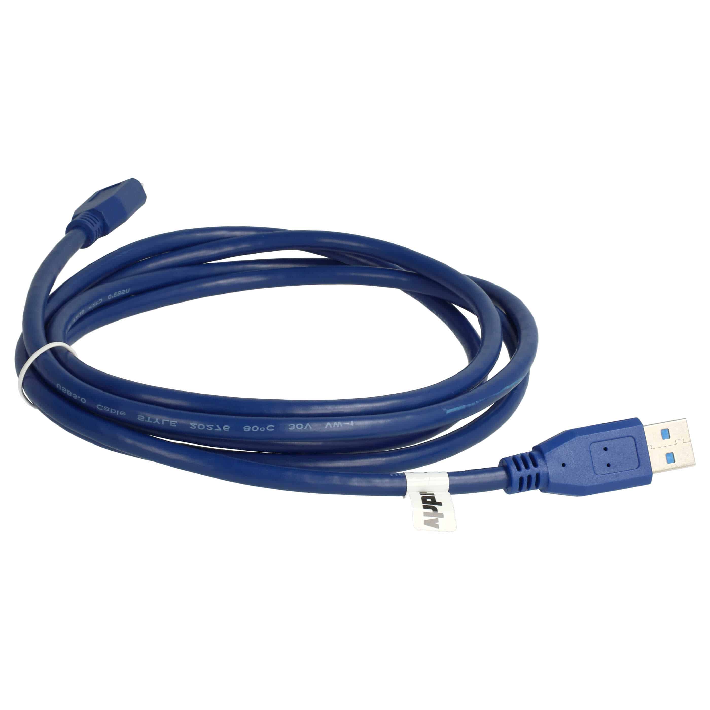 Câble micro-USB (USB standard type A sur ) pour Buffalo HD-AVSU3 Media Hard Drive