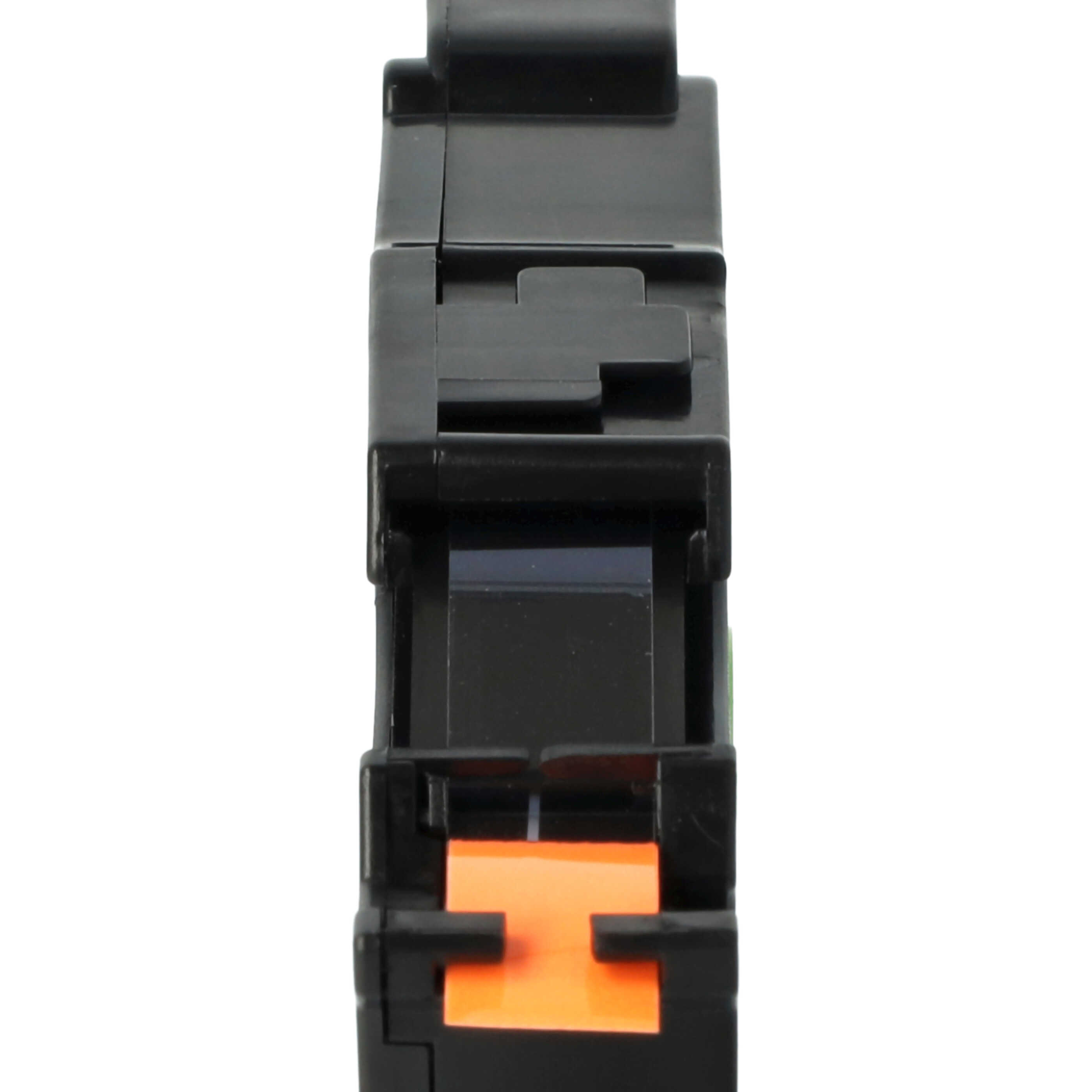 Schriftband als Ersatz für Brother TZ-B21, TZE-B21 - 9mm Schwarz auf Neon-Orange