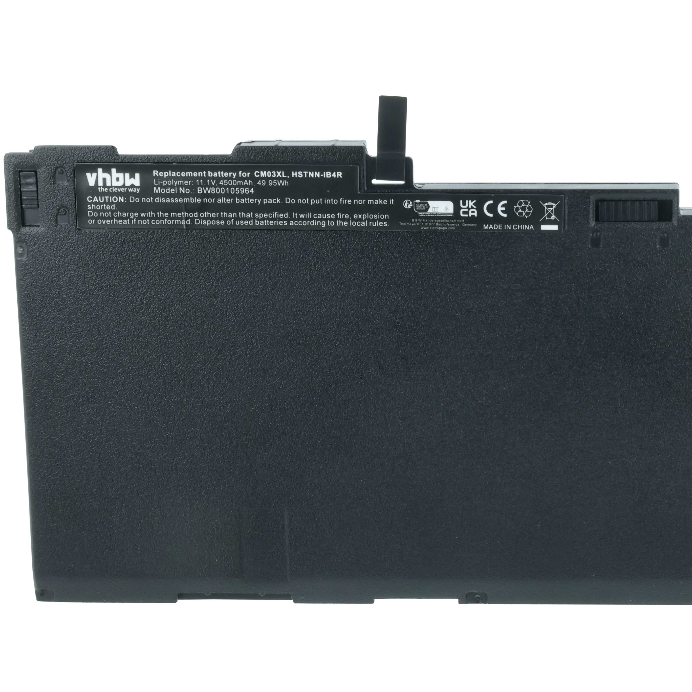 Batteria sostituisce HP 716724-141, 716723-271, 716723-2C1 per notebook - 4500mAh 11,1V Li-Poly nero