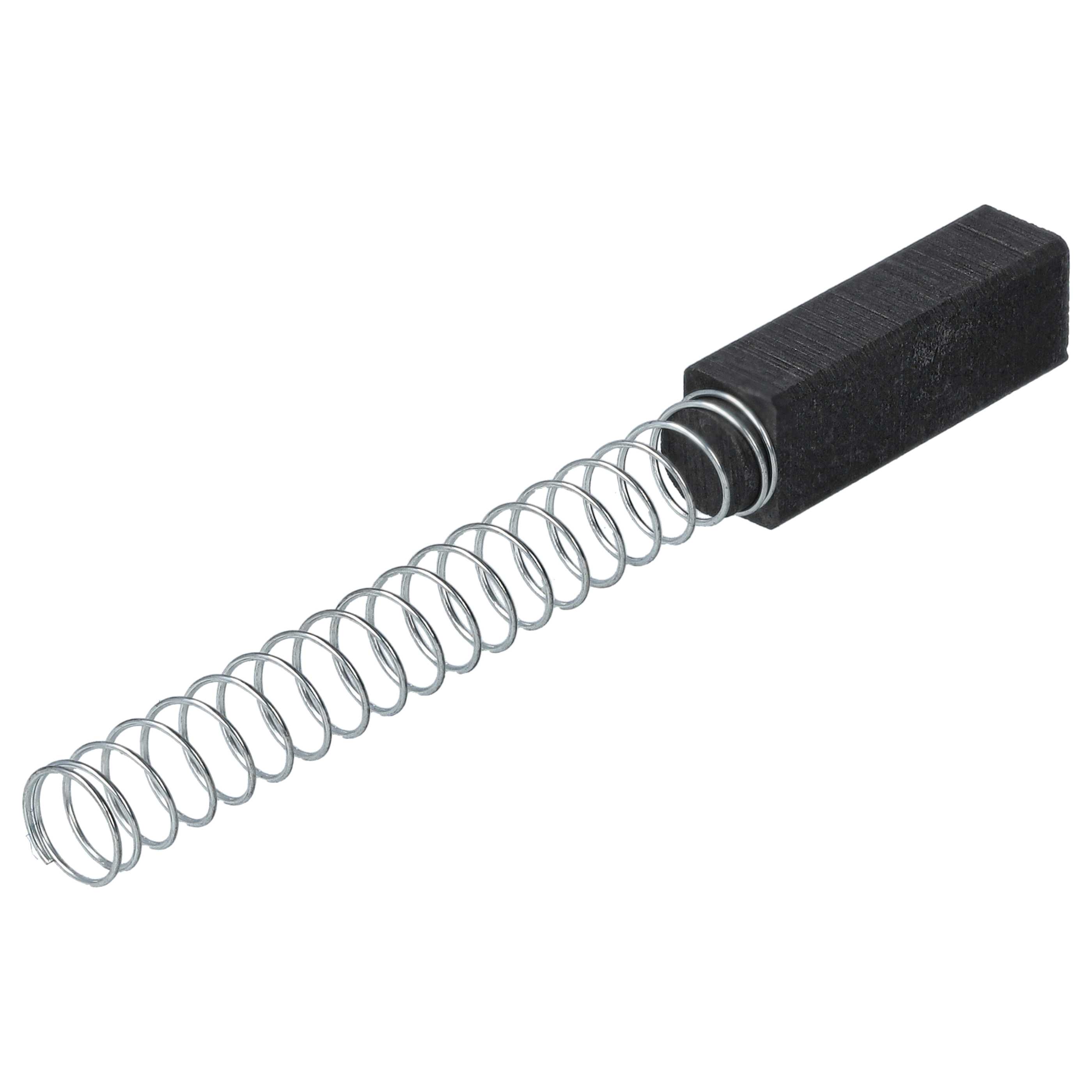 2x Kohlebürste passend für Baege / Ondal / Wella Elektrowerkzeug - 6,4 x 7,9 x 25mm