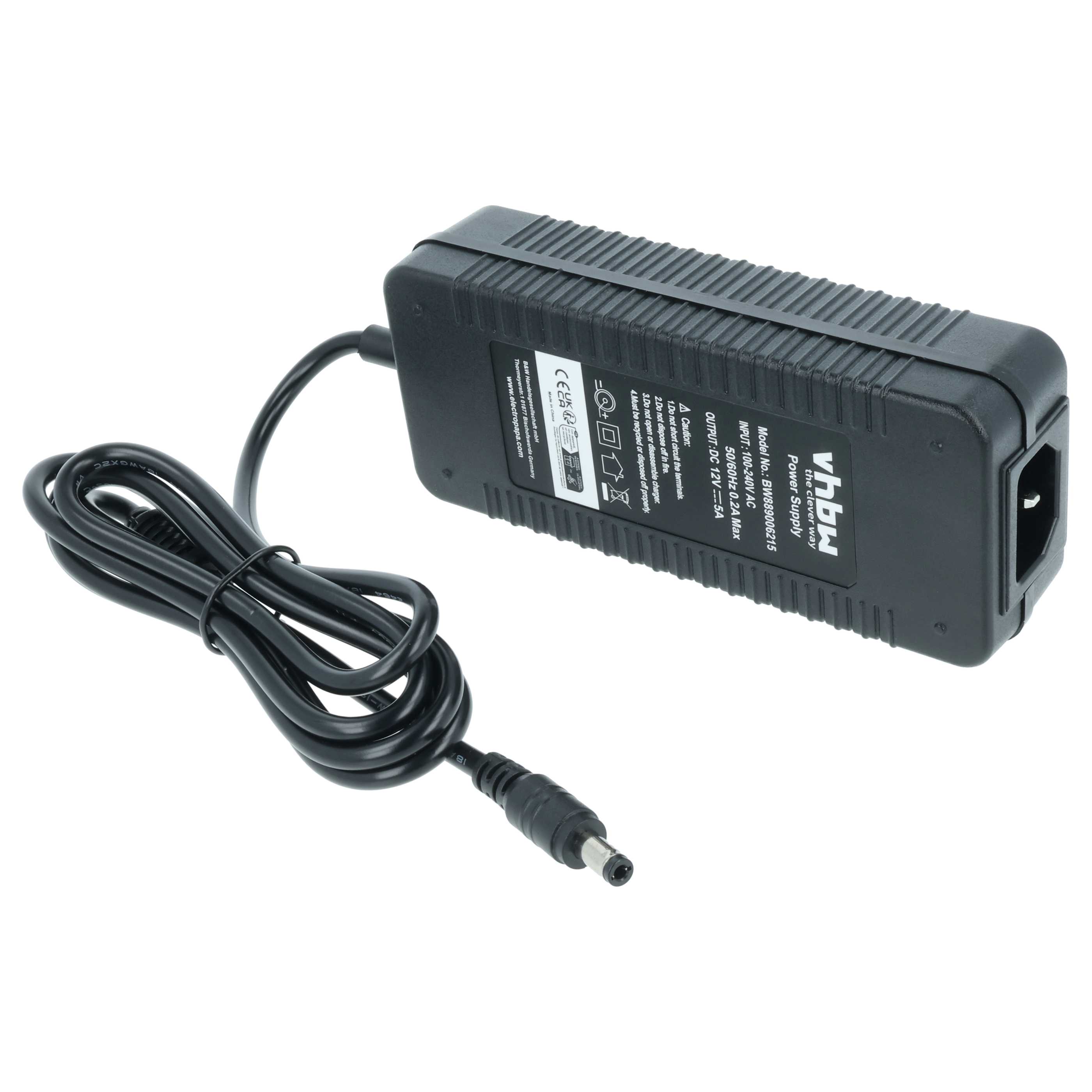 Mains Power Adapter suitable for Wahoo KICKR CORE, ROLLR, SNAP Fitness Equipment, Home Trainer - 17.5 cm