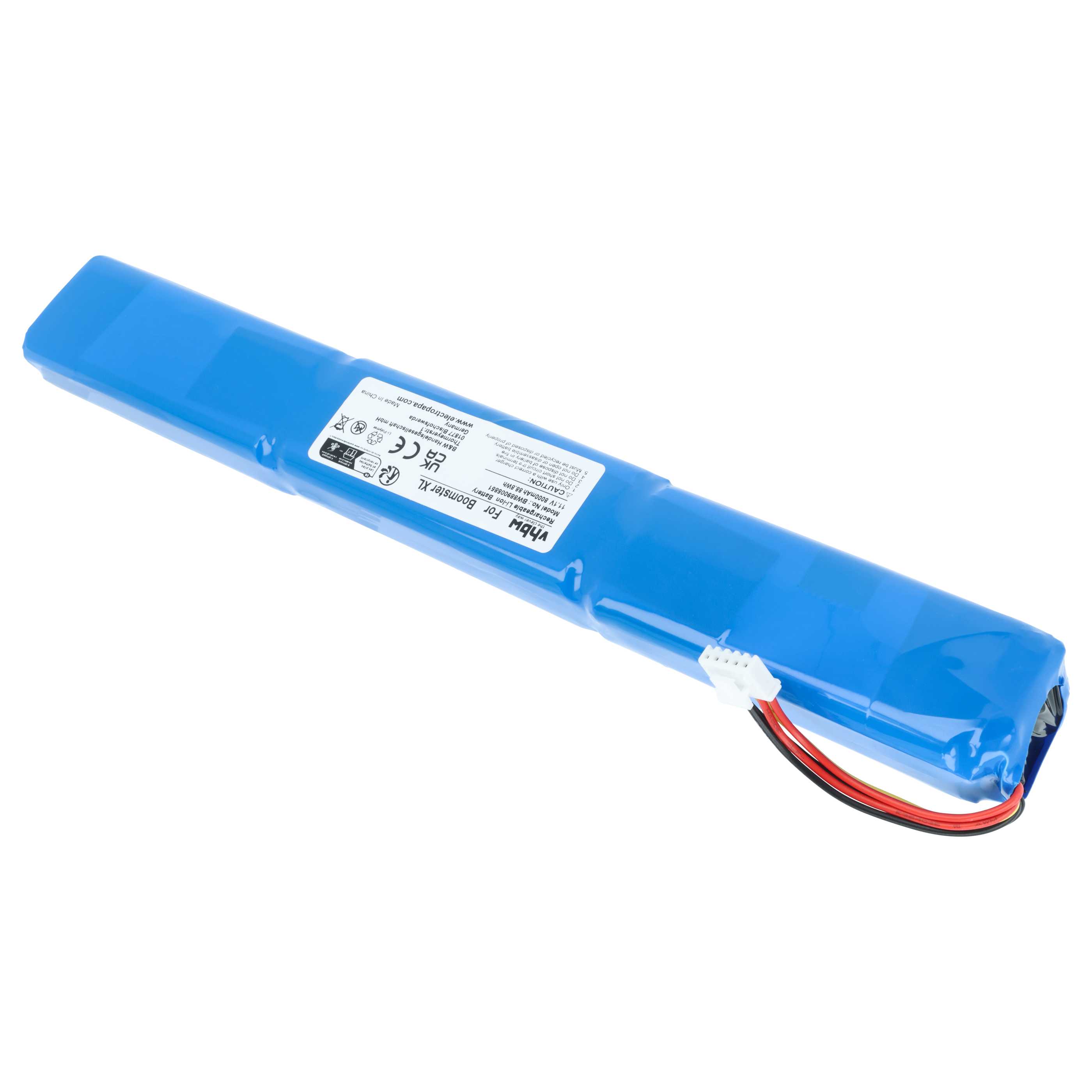 DAB Radio Battery replaces Teufel AEC103694-3S2P - 8000 mAh 11.1 V Li-Ion