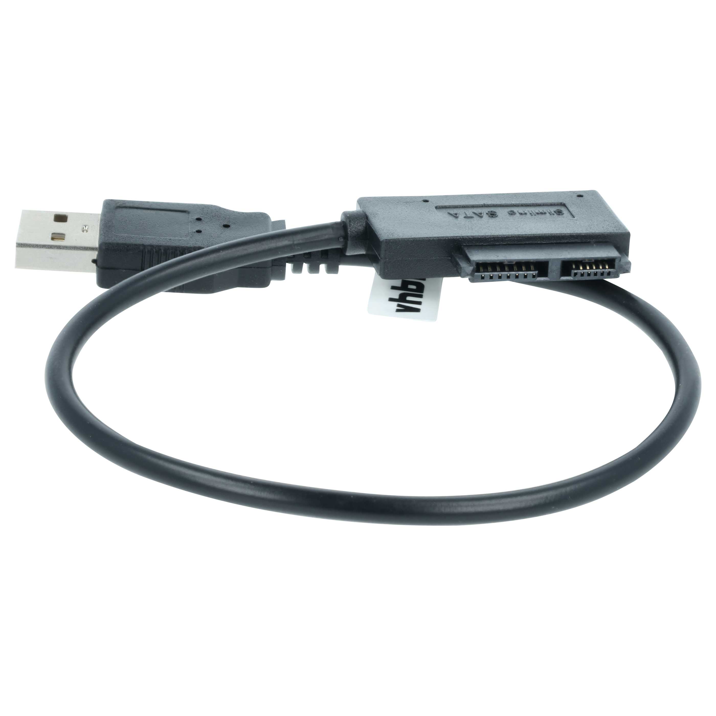 Cable adaptador de Slimline SATA II de 13 pines a USB para unidades de CD/DVD y discos duros - SATA a USB