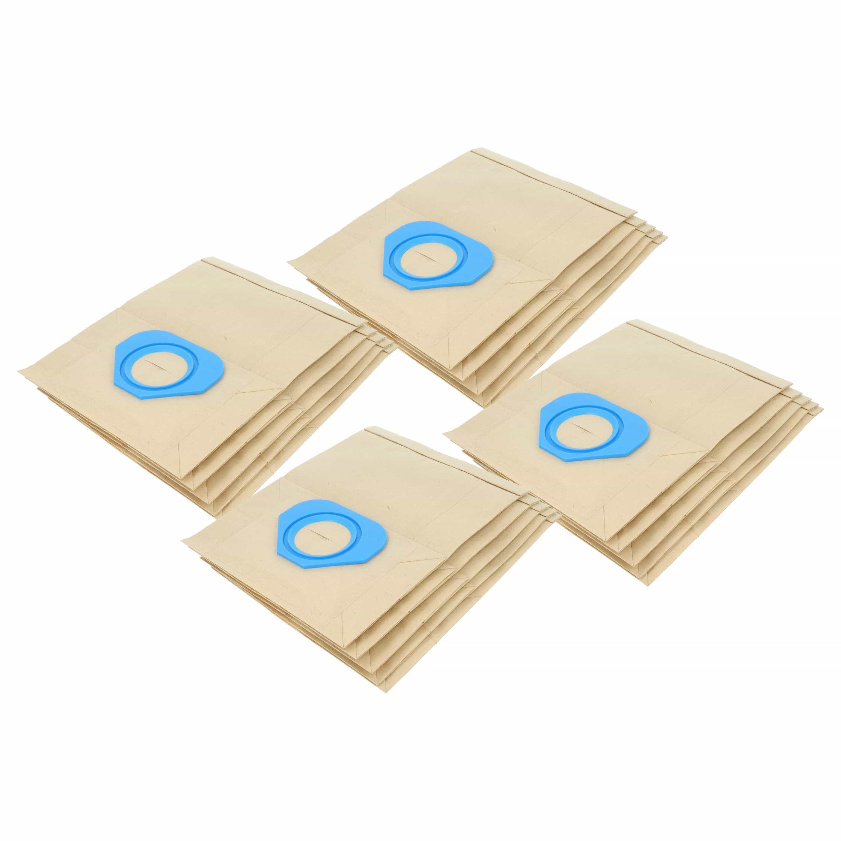 20x Sac remplace Nilfisk 900196473, 5500, 81620000, 724, 82095000, 3285 pour aspirateur Nilfisk - papier