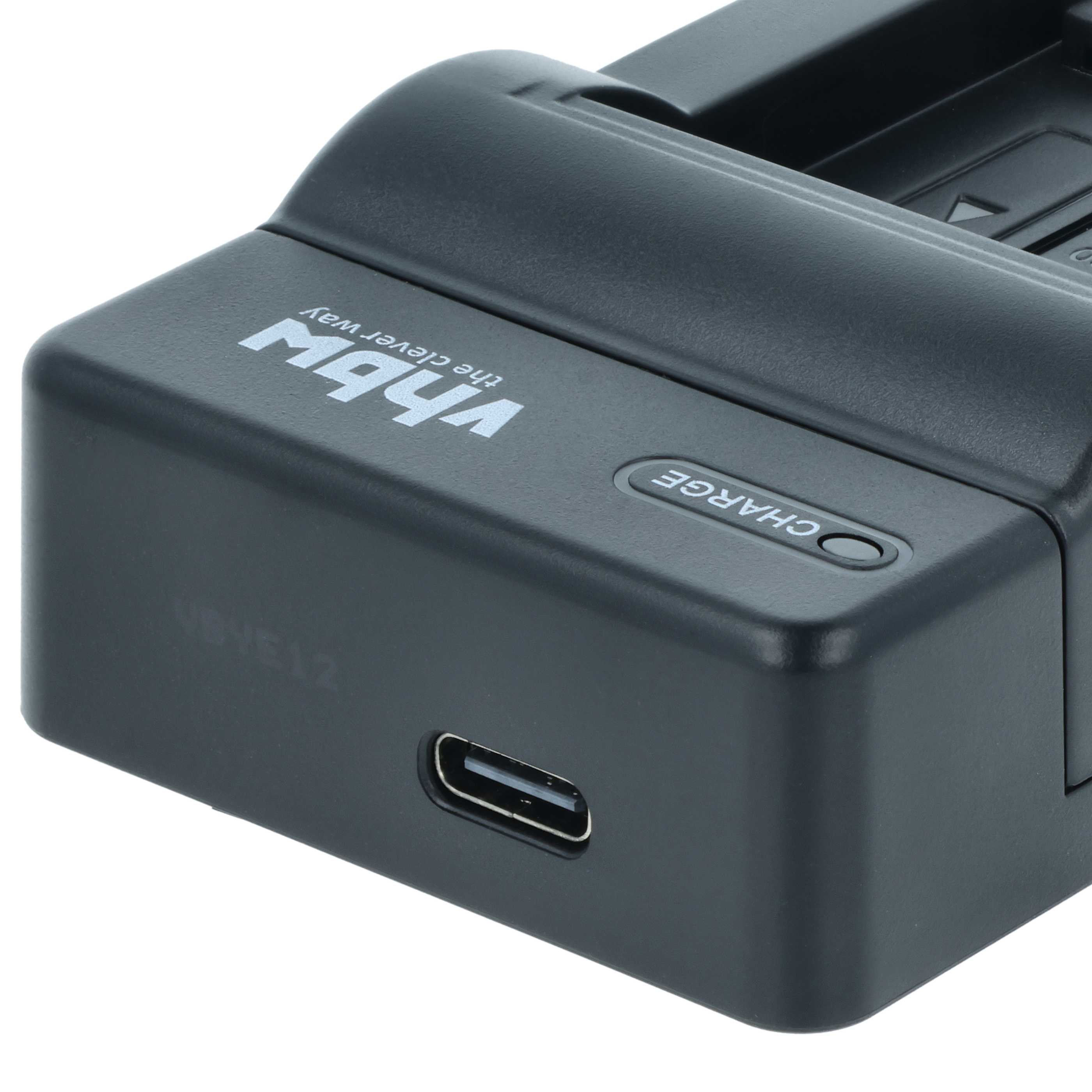 Caricabatterie USB-C + cavo USB-C per fotocamera Panasonic HC-250EB - 0,5 A