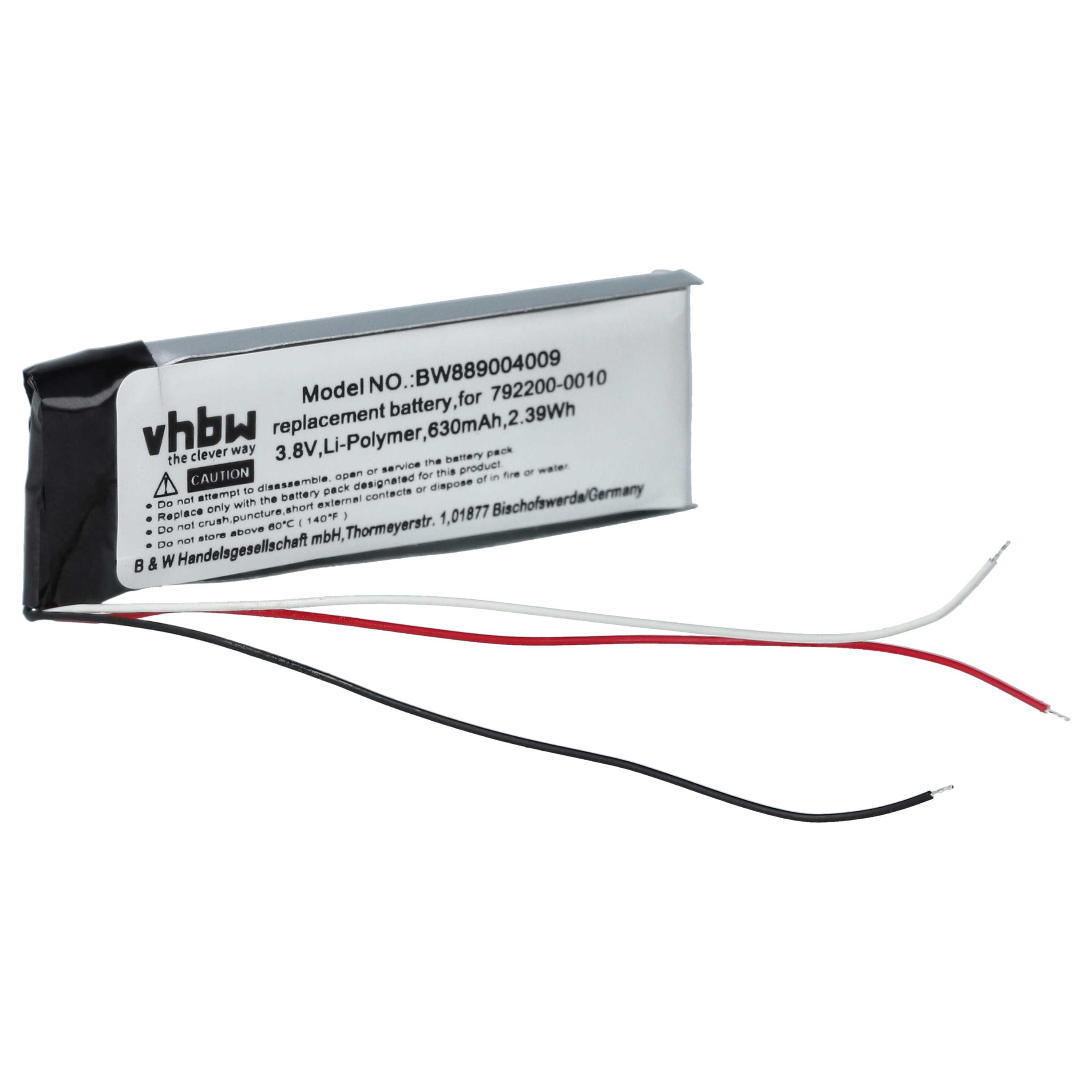 Akumulator do słuchawek bezprzewodowych zamiennik Bose 792200-0010 - 630 mAh 3,8 V Li-Ion