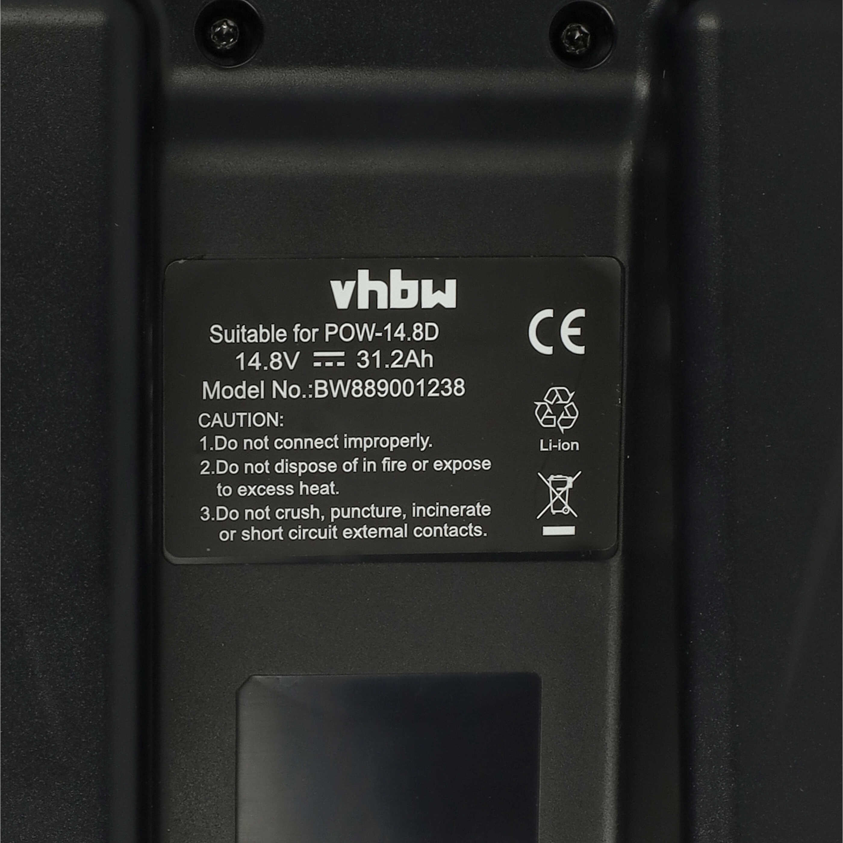 Electric Golf Caddy Battery replaces PowaKaddy PK3785, 4S8P, PK3583 - 31200mAh, 14.8V