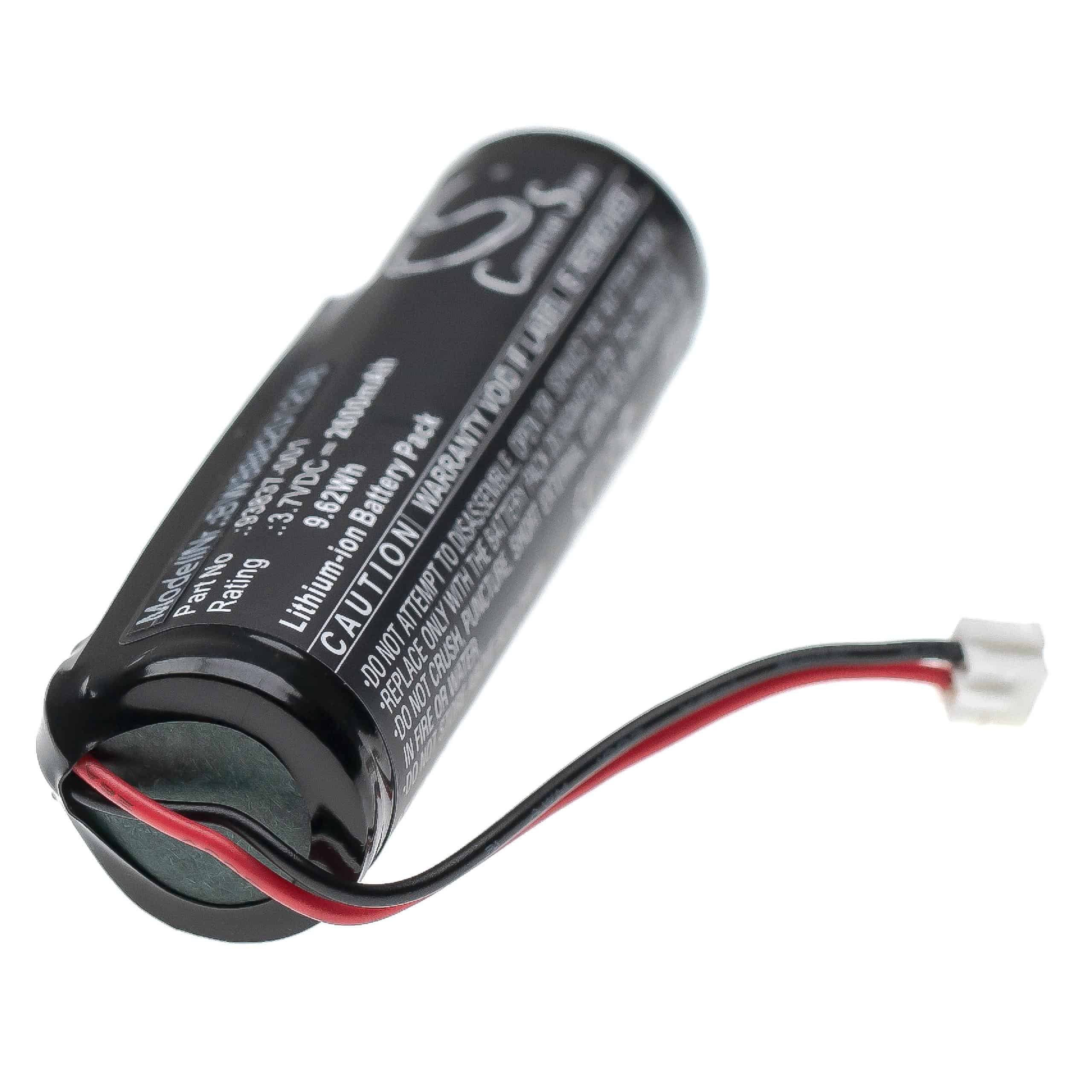 Electric Razor Battery Replacement for Wahl 93837-001, 93837-200 - 2600mAh 3.7V Li-Ion