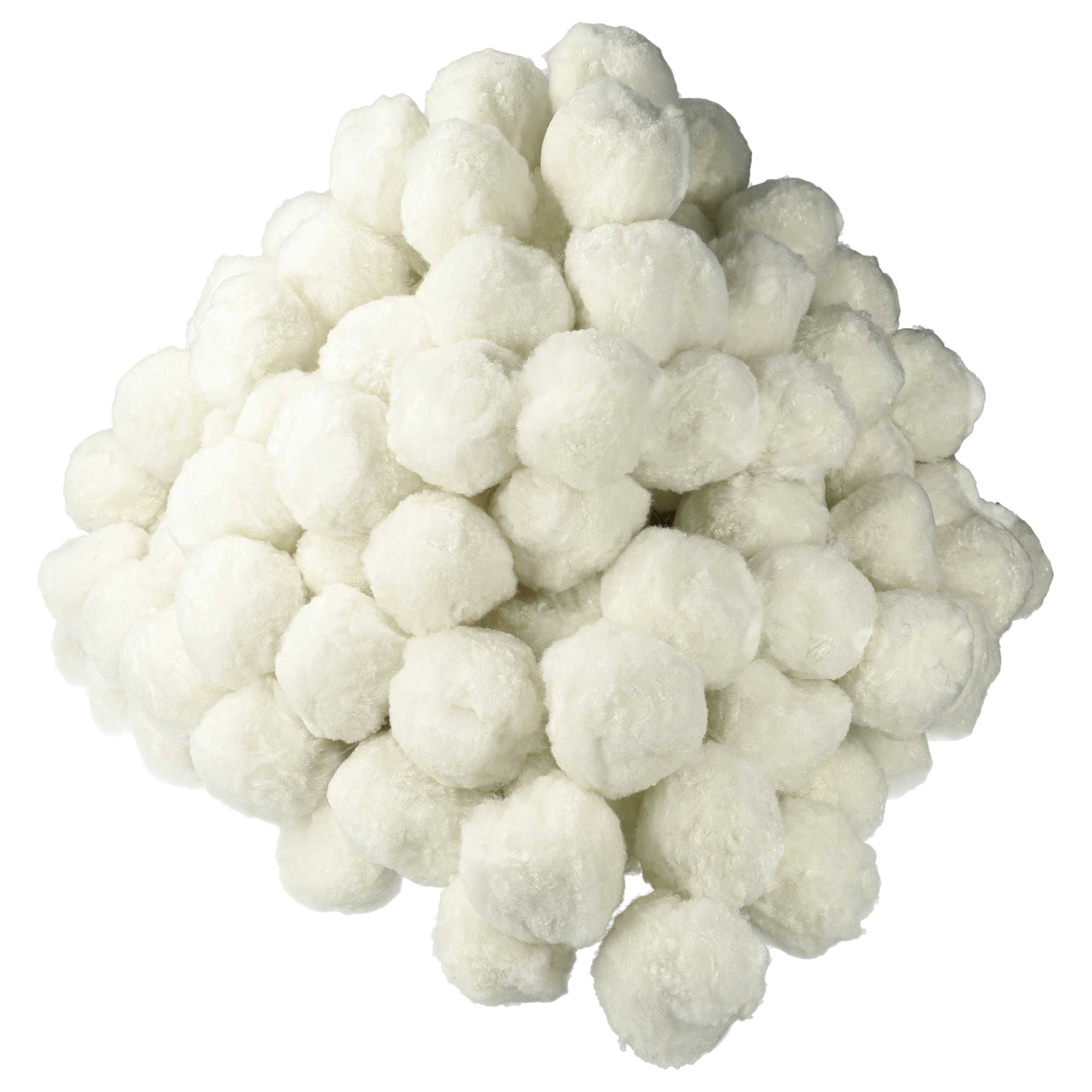 2x 1000 g Filter Balls, Packaged replaces Bestway 58475 for Intex Pool Filtration System etc. - 50 mm