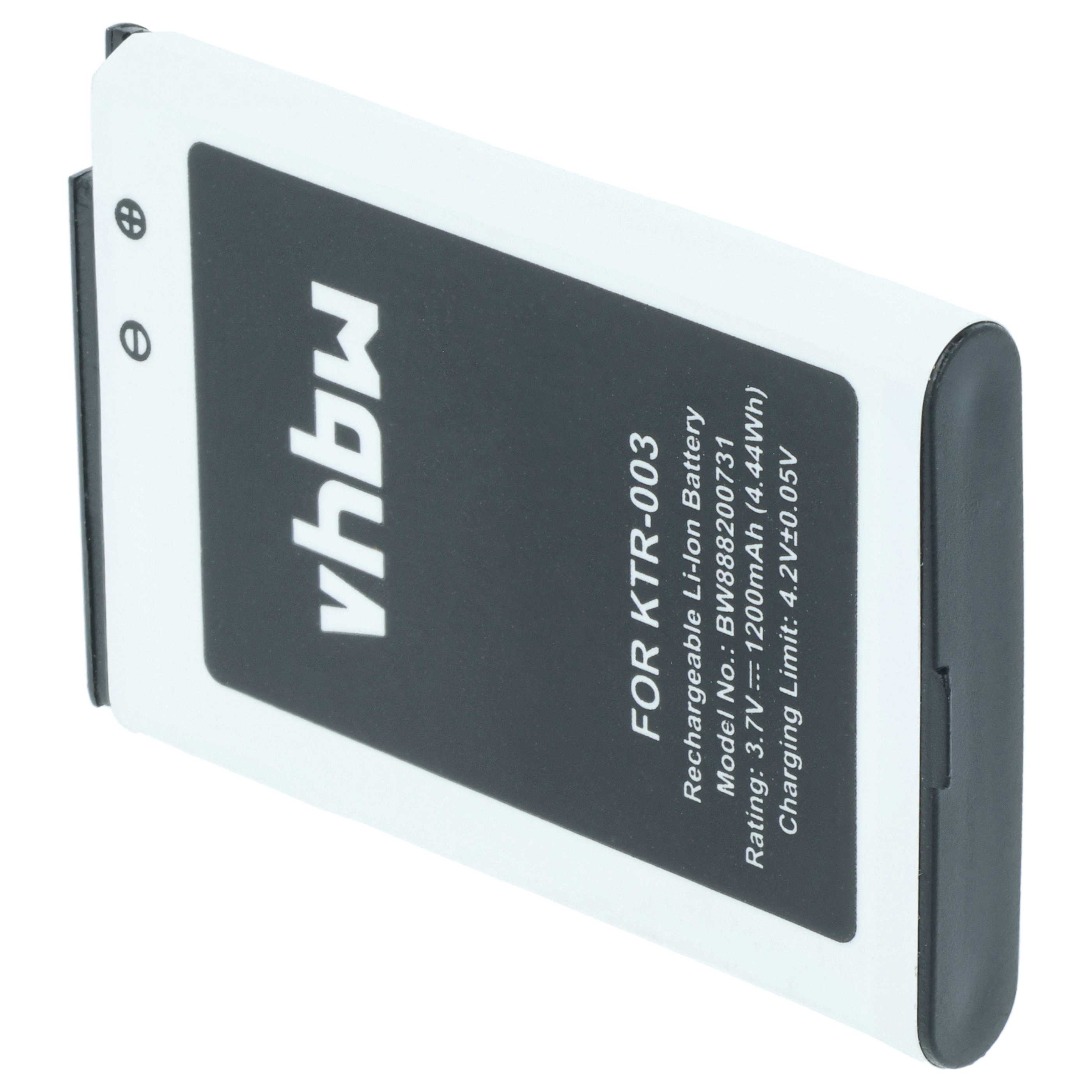 Games Console Battery replaces Nintendo KTR-003 - 1200 mAh 3.7 V Li-Ion