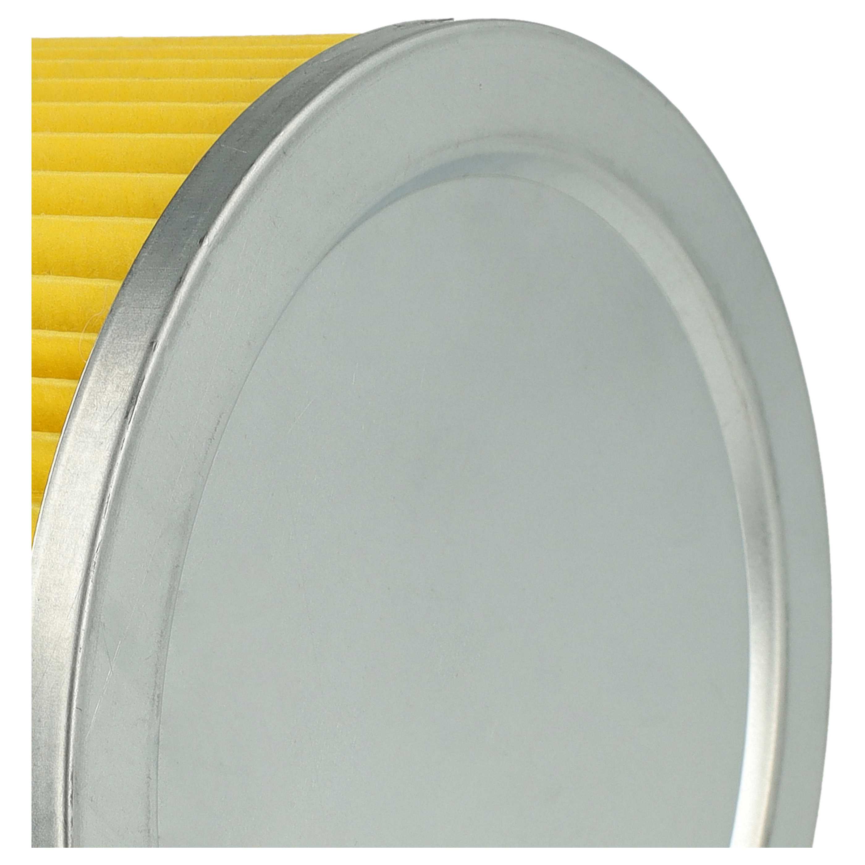 4x Filtro reemplaza Einhell 2351110 para aspiradora LIV, azul / amarillo