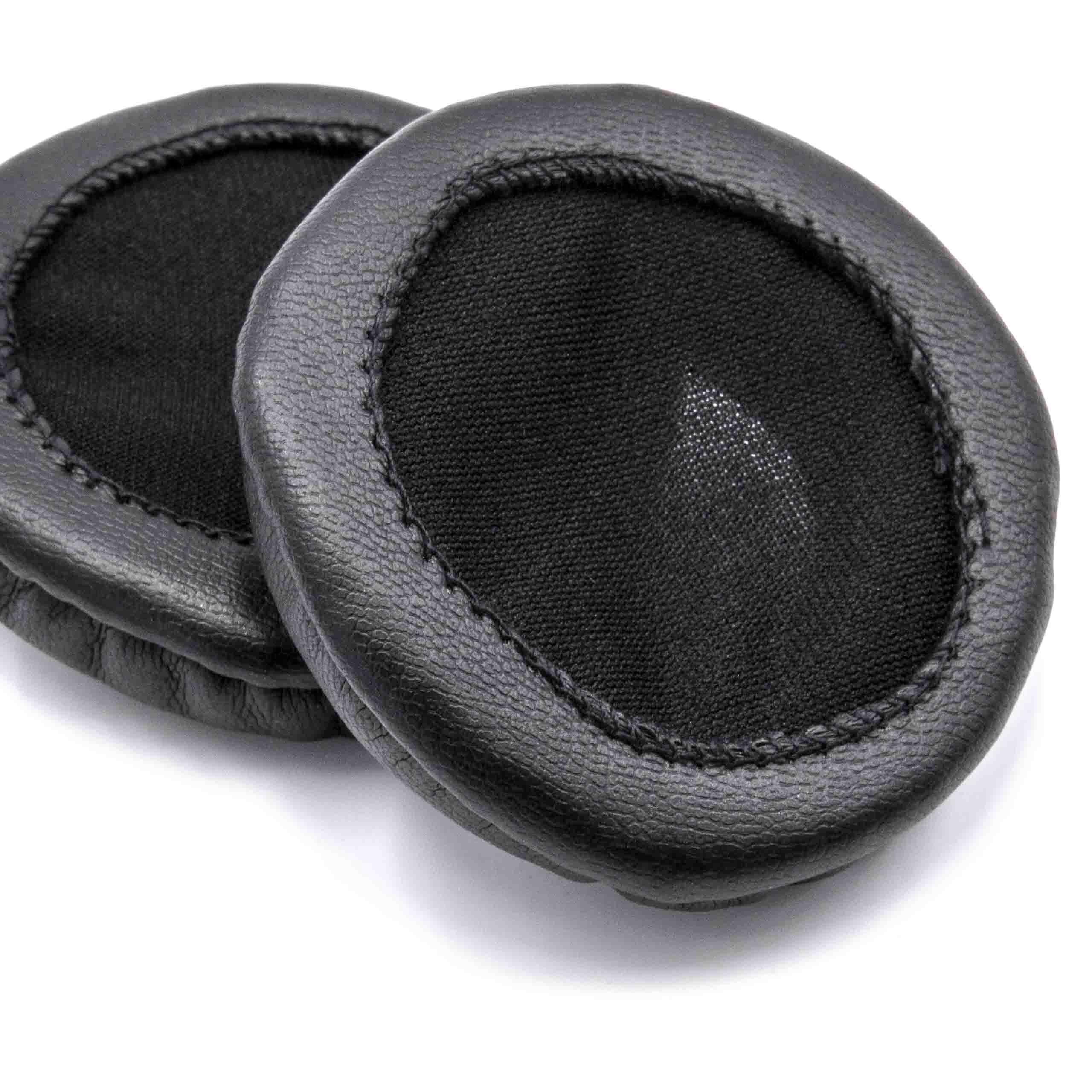 2x Ear Pads suitable for ATH / headphones which require 60mm ear pads / Sony ES55 Headphones etc. - polyuretha