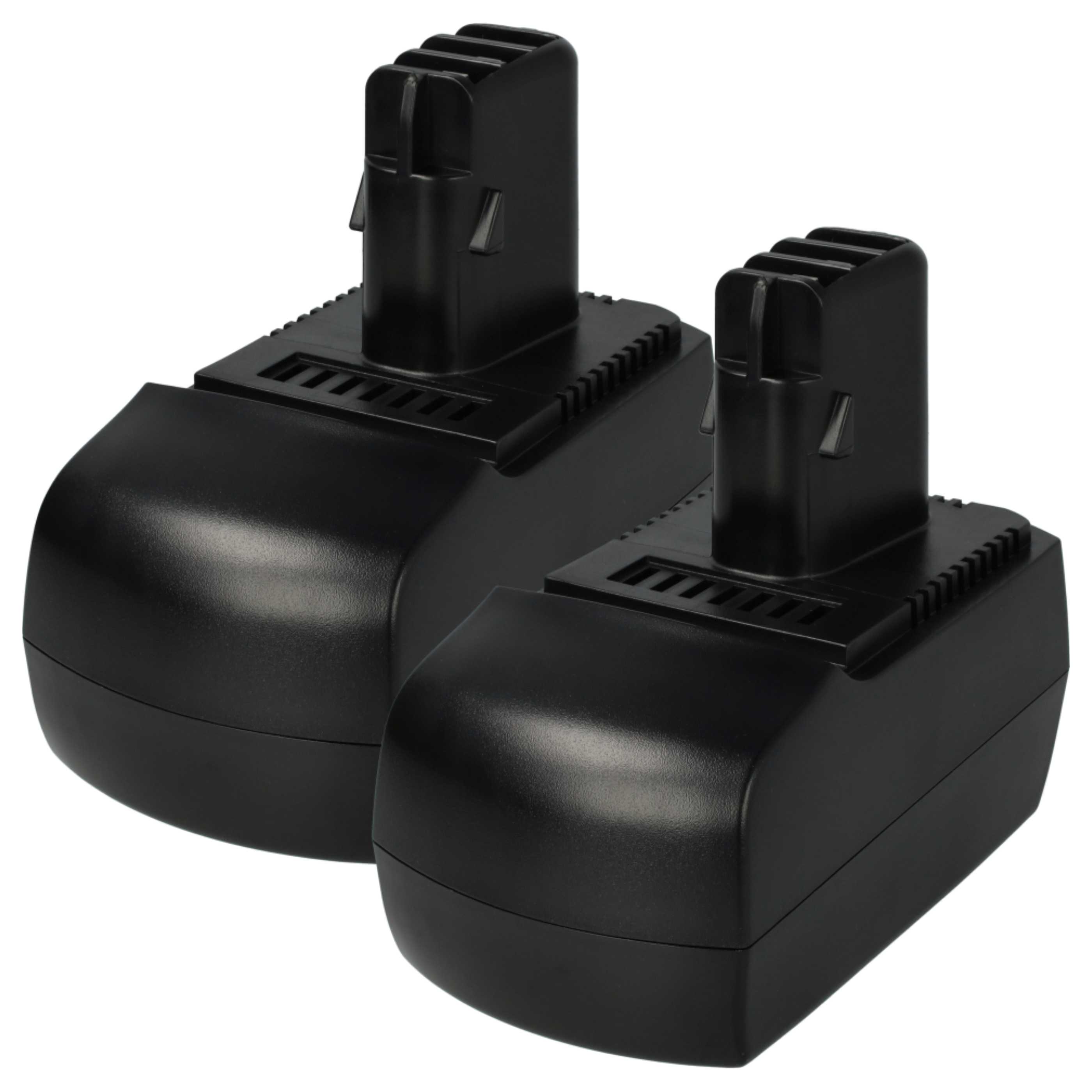 Akku (2x Stück) 14,4V als Ersatz für Metabo 6.25475, 6.25476, 6.25482, 6.25481, 6.25482.00 - 2,1Ah, NiMH